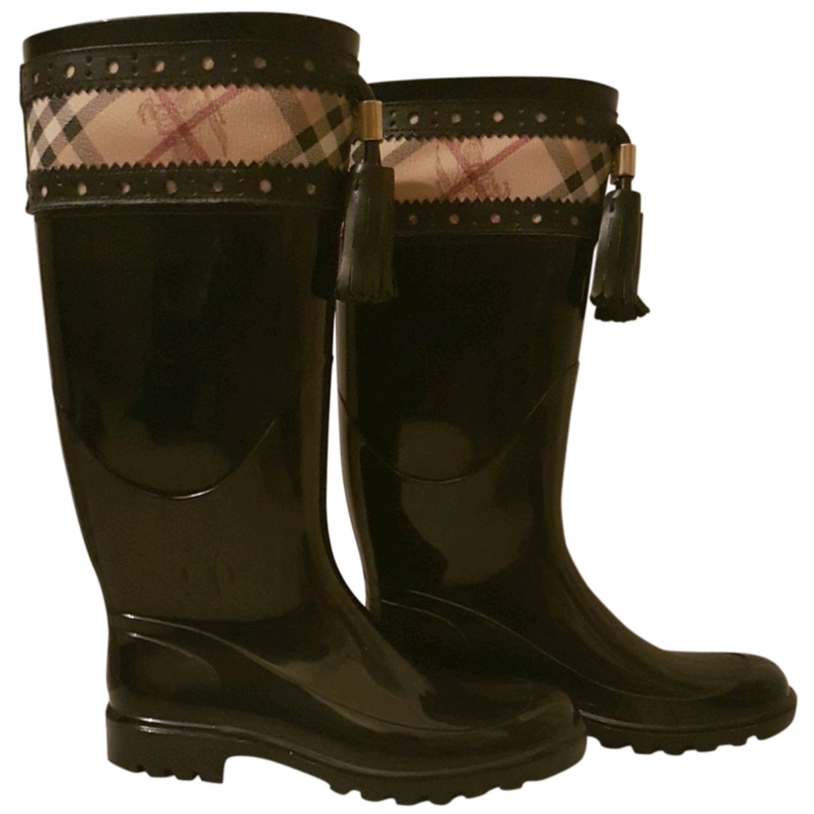 Burberry Rain Boots Boots Other Black 