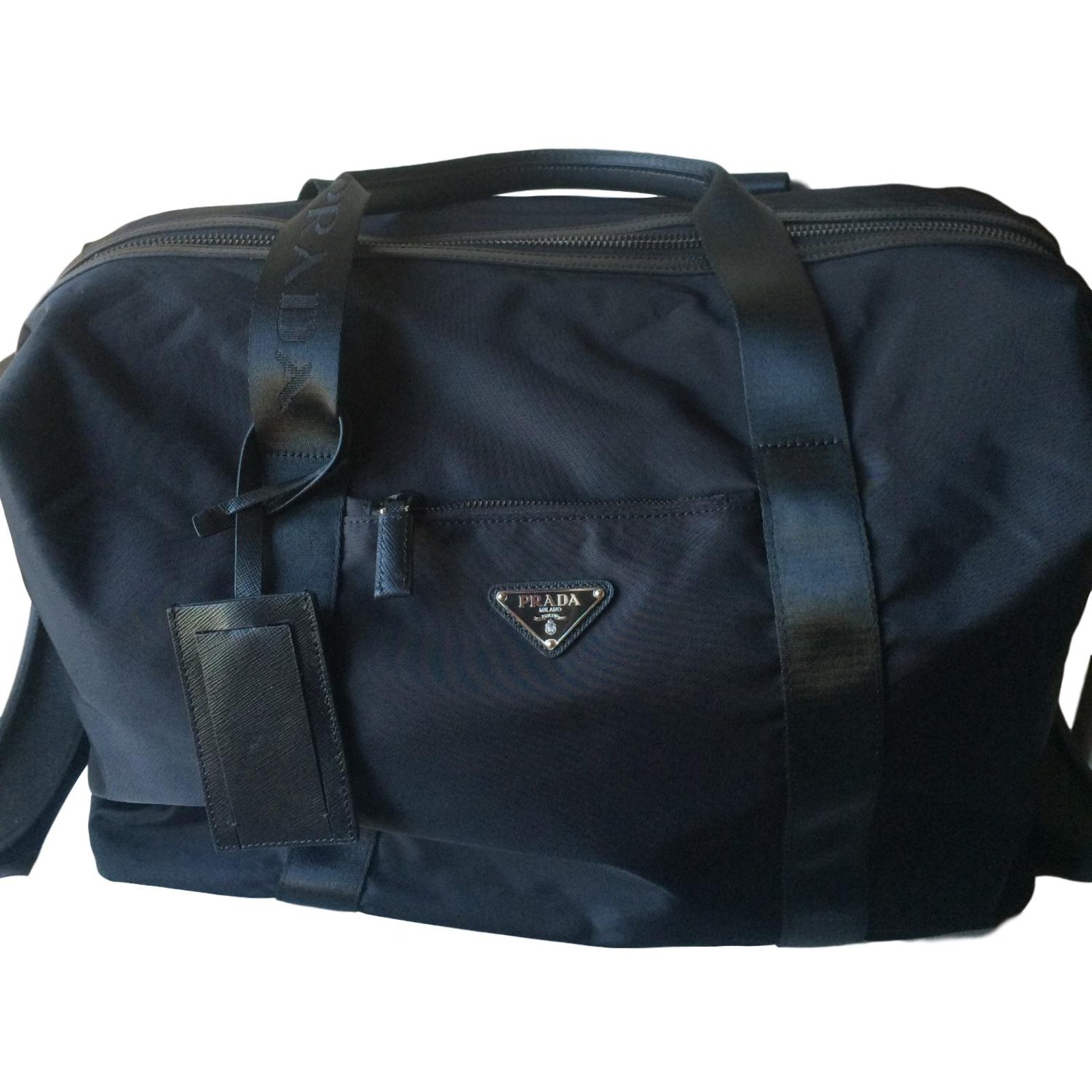 Prada Duffle bag Black Nylon  - Joli Closet