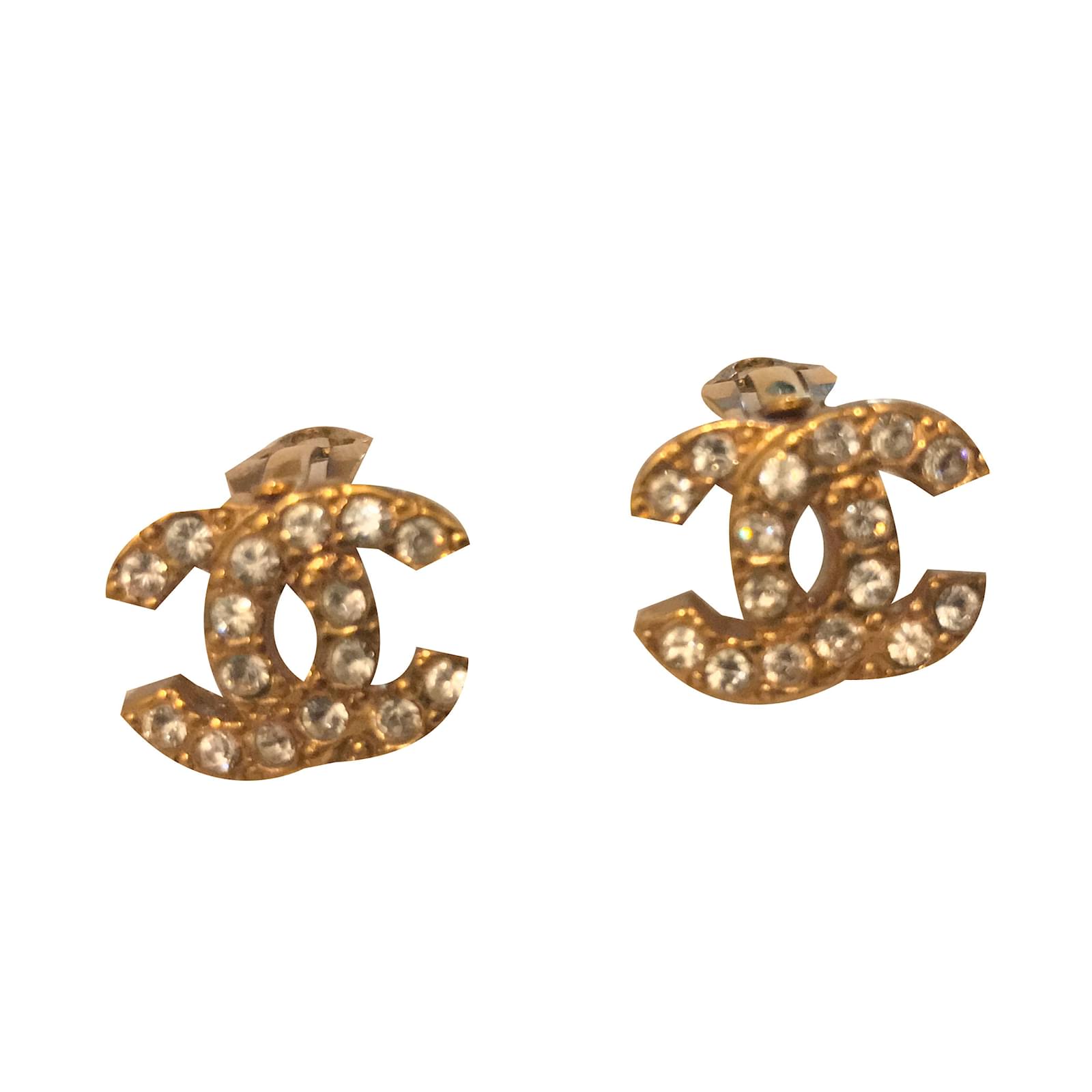 Boucle Doreille Chanel Or Jaune
