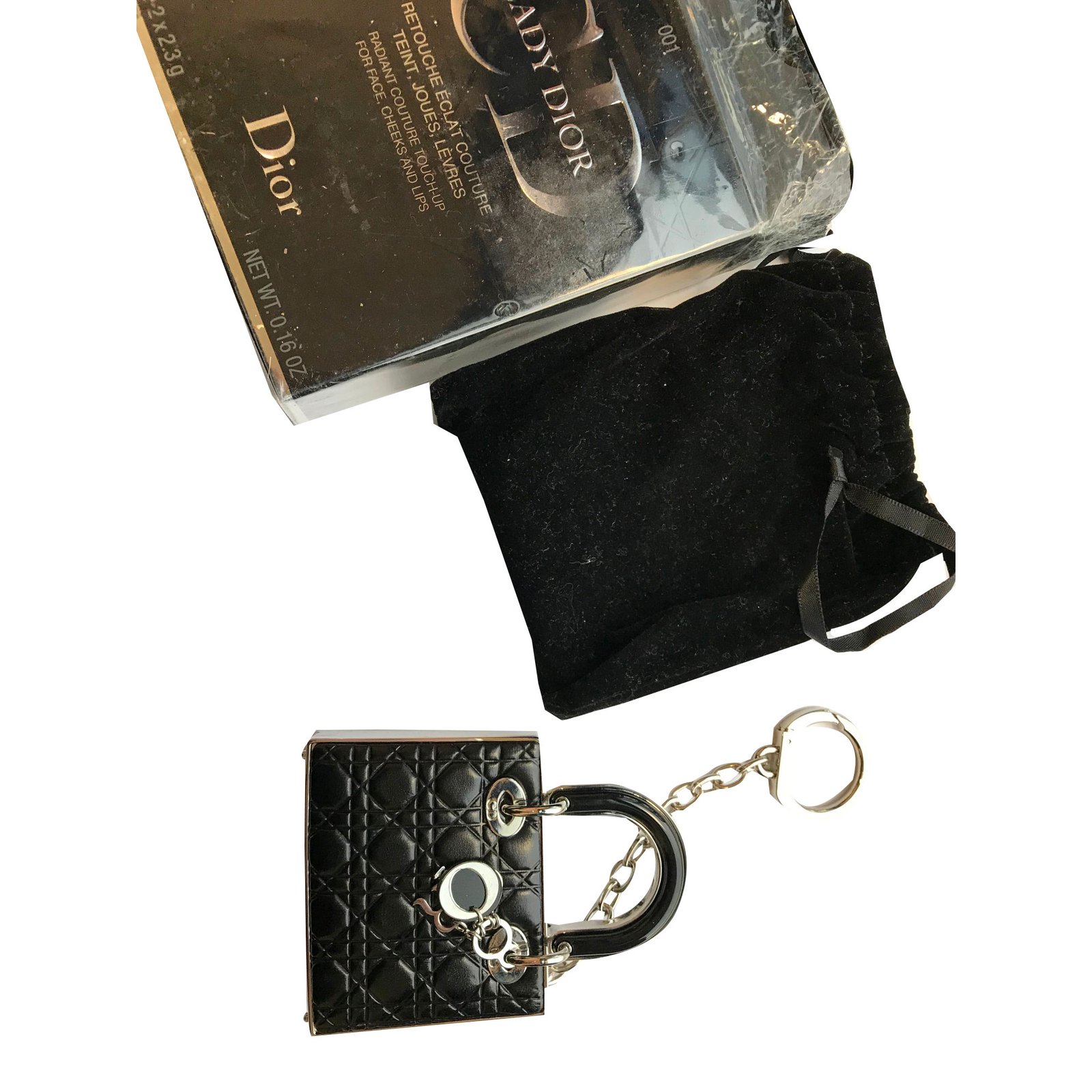 dior keychain wallet