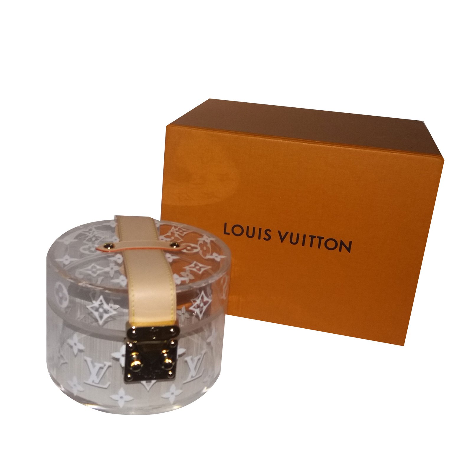 Louis Vuitton plexiglass cube Scott