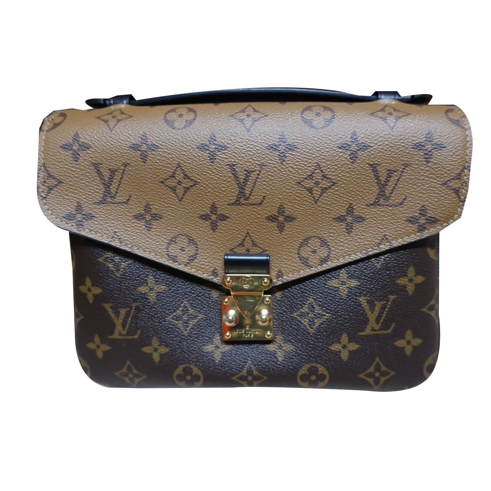 Metis Louis Vuitton Clutch bags Brown Cloth ref.253309 - Joli Closet