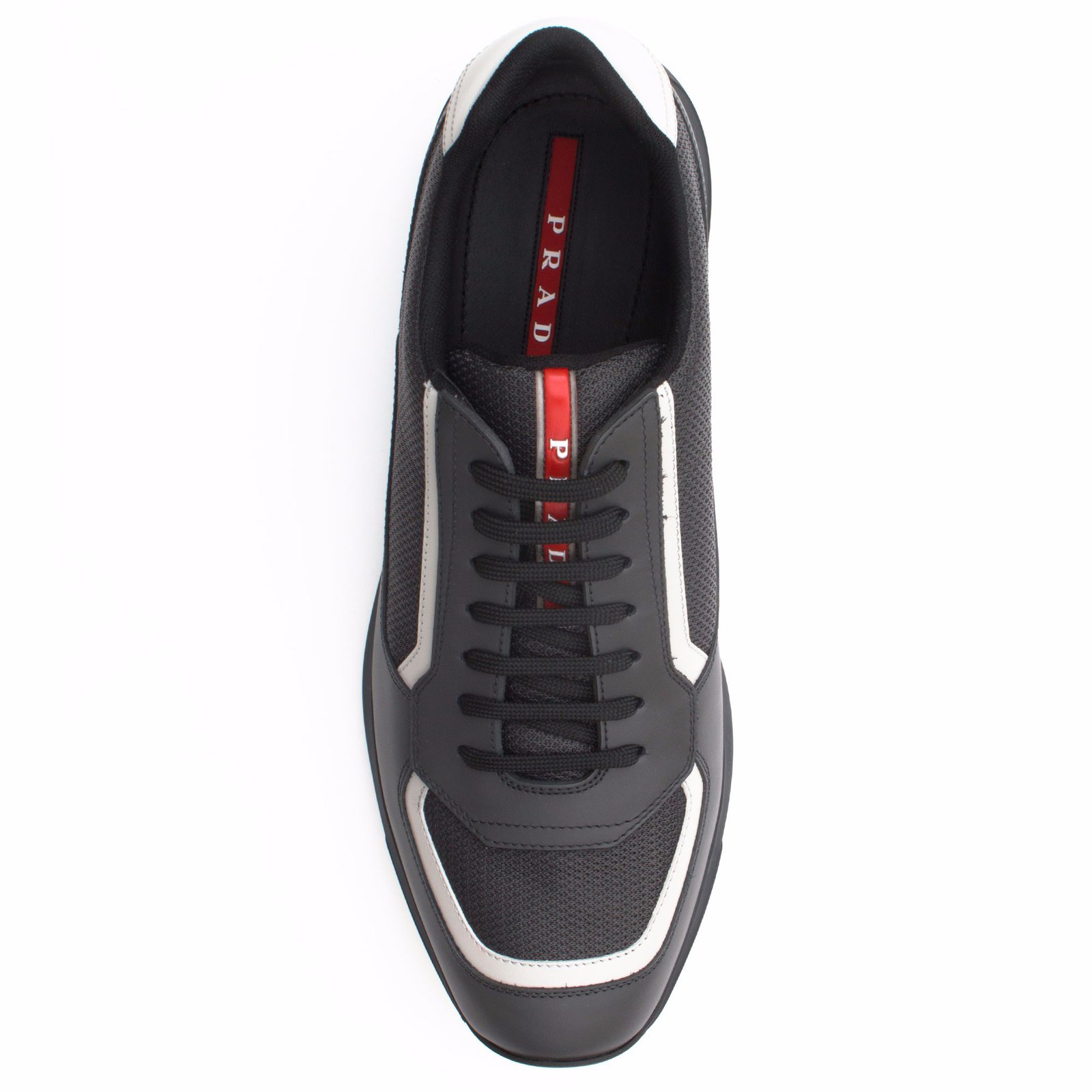 Prada sneakers new Grey Leather  - Joli Closet