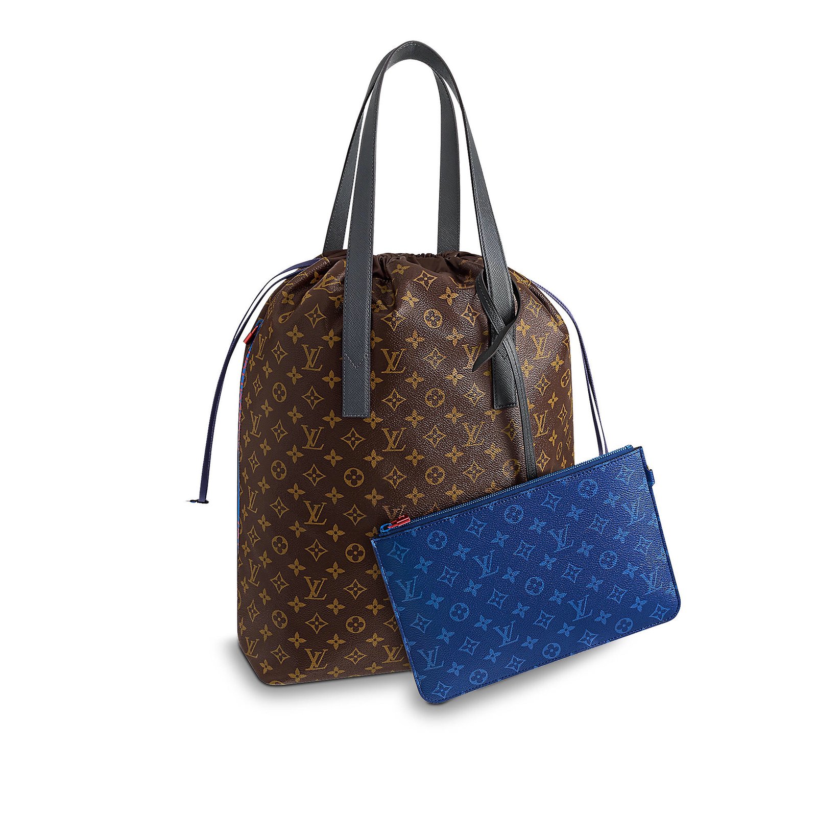 Louis Vuitton Louis Vuitton Cabas Light Outdoor Travel bag Leather Brown ref.58126 - Joli Closet