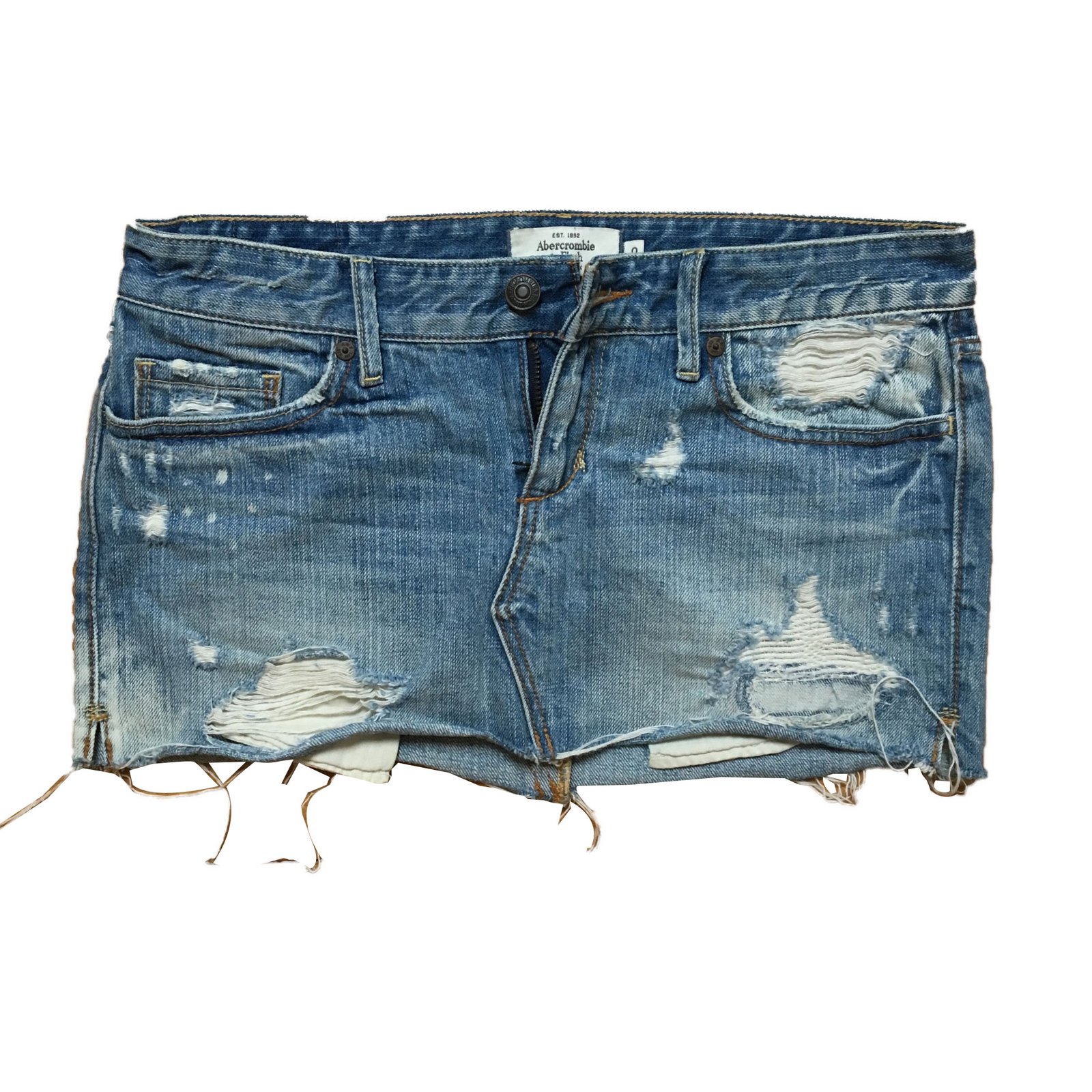 mini jupe jean taille basse