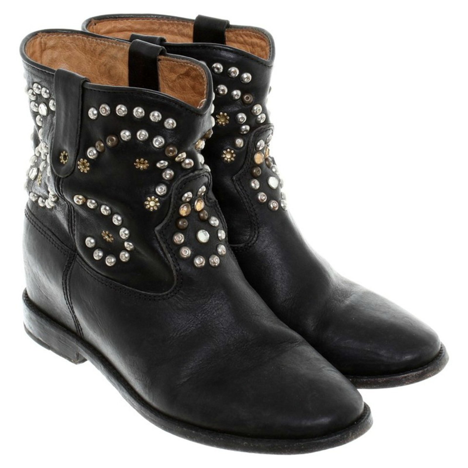 Isabel Marant Caleen Boots Leather ref.58924 - Joli Closet