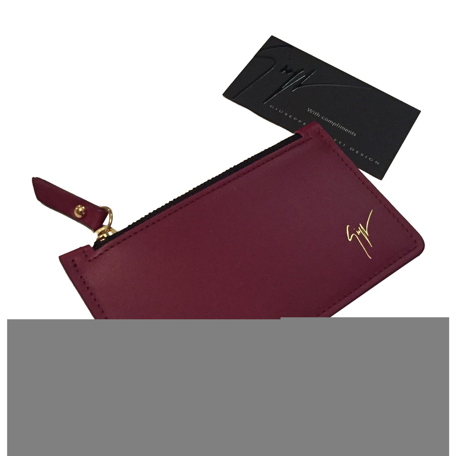 Giuseppe Zanotti Purses wallets cases Dark red Leather ref.59233