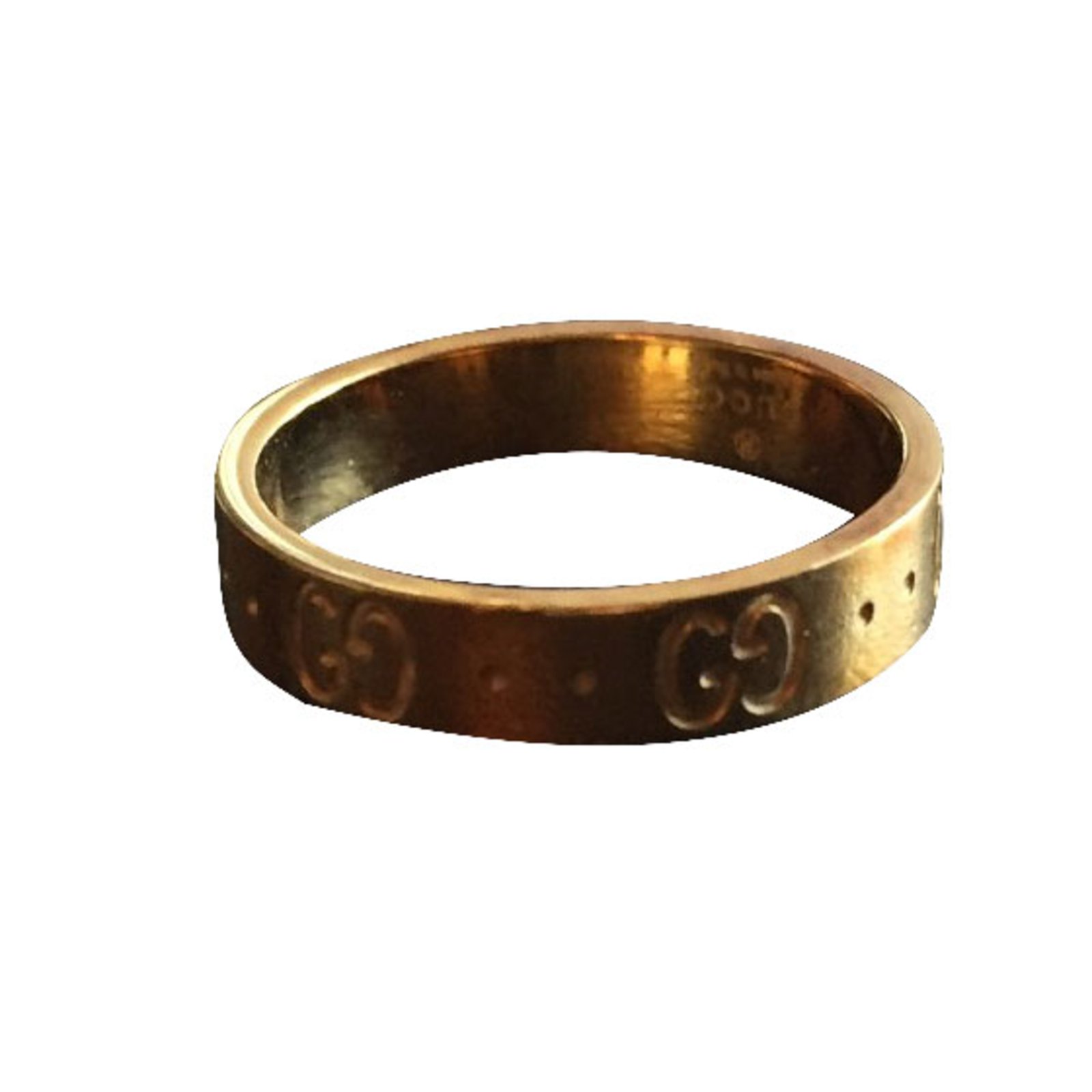 gucci icon ring gold