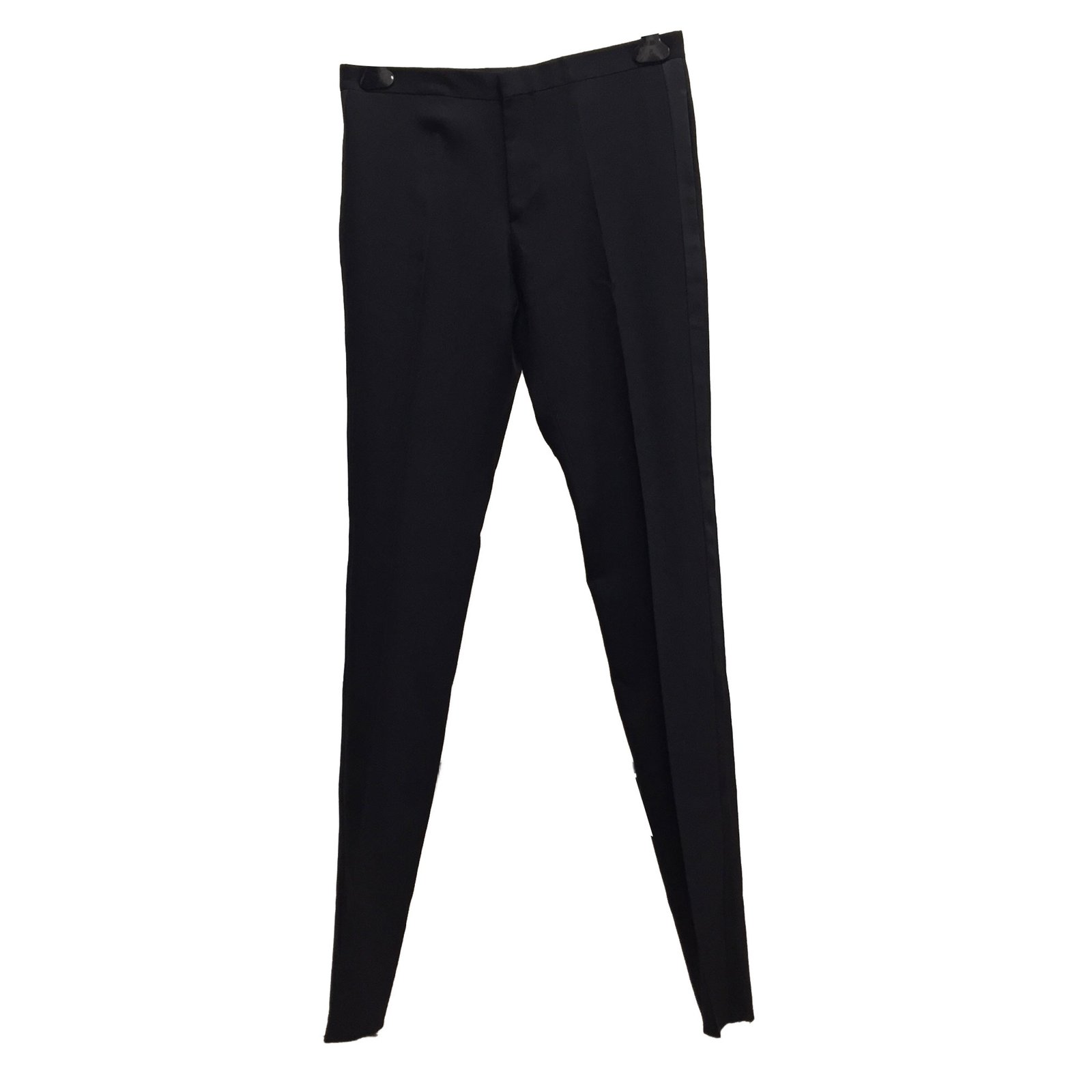 Saint Laurent Pants Black Wool ref.59470 - Joli Closet