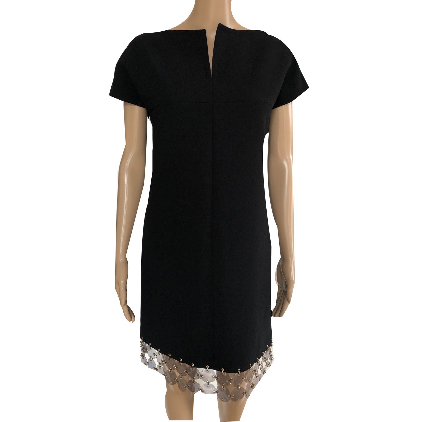 paco rabanne black dress