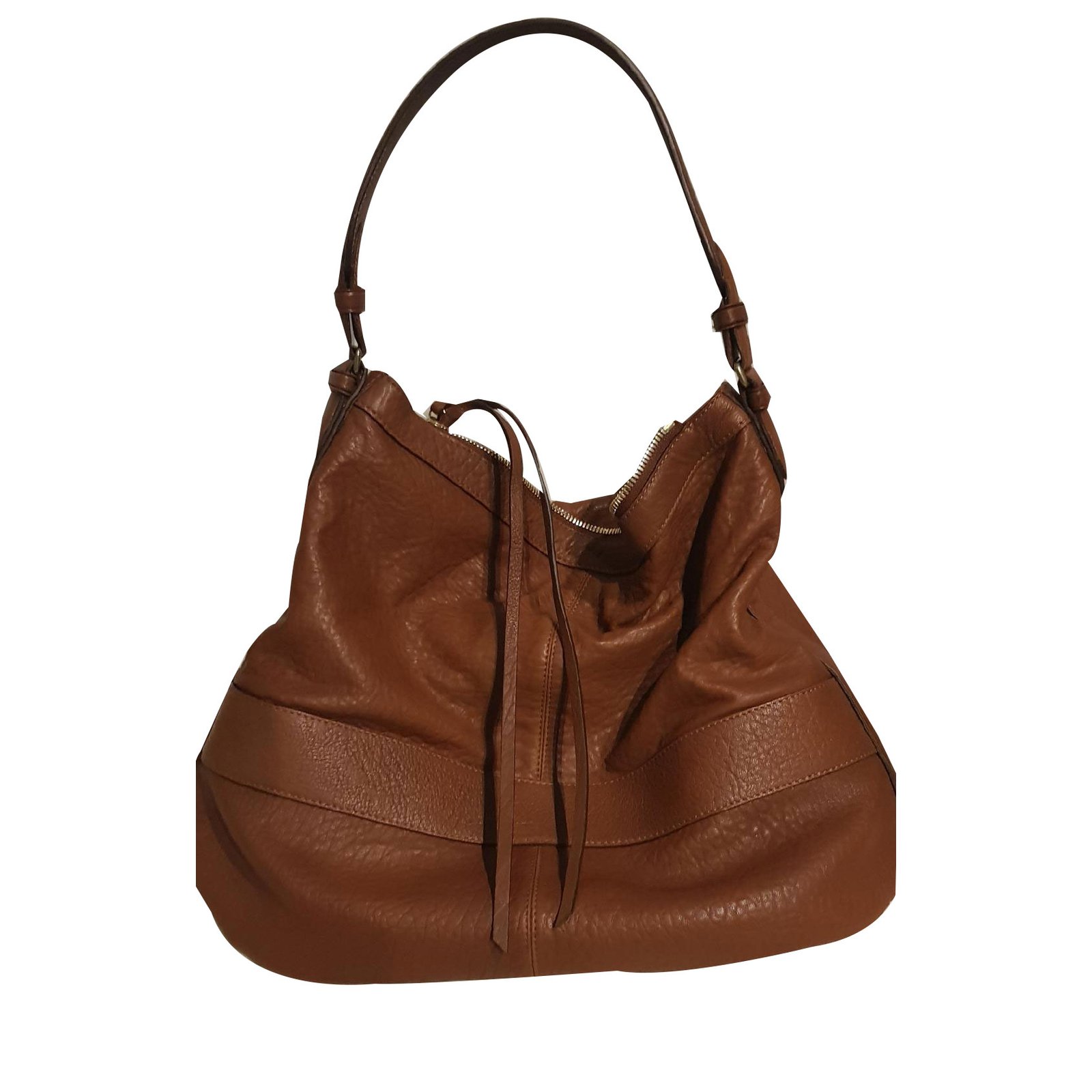 Gerard Darel Handbags Leather Brown Ref 59620 Joli Closet Gerard Darel Handbags Leather Brown Ref 59620