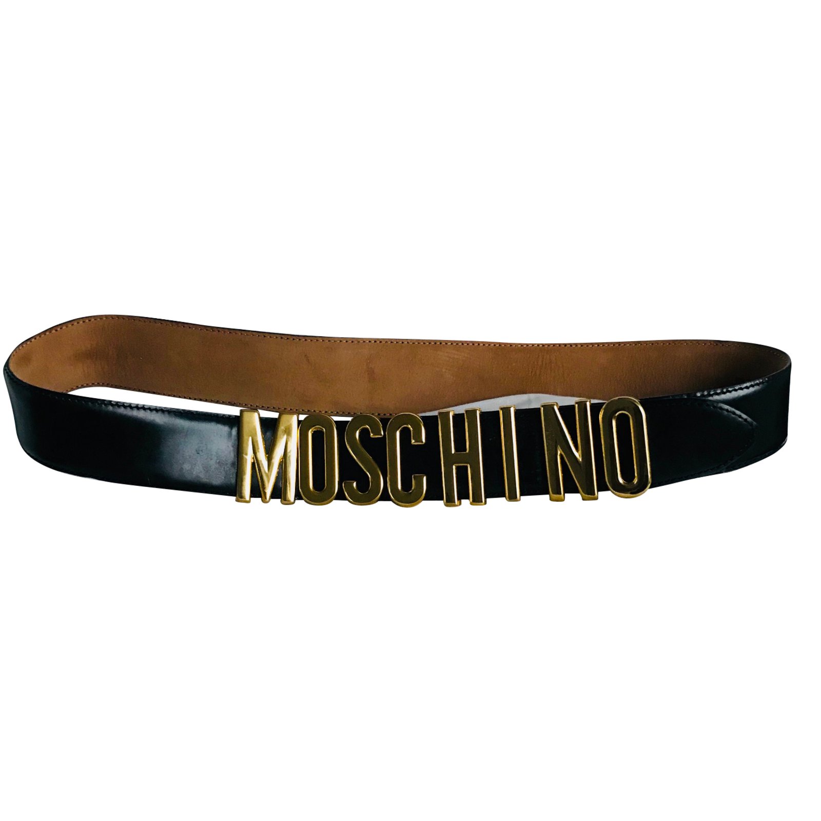 moschino letter belt