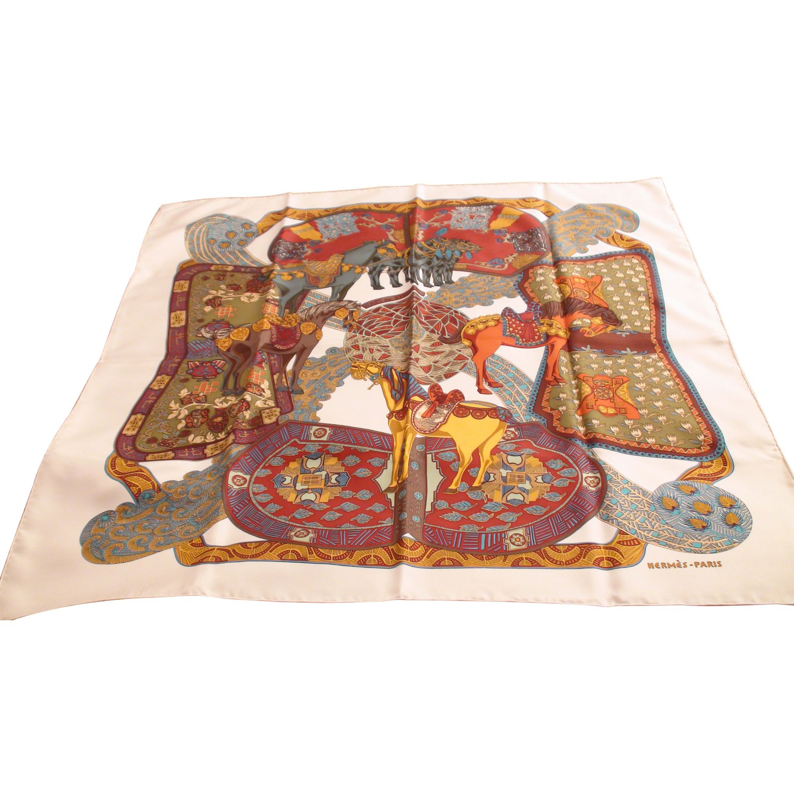 hermes art des steppes scarf