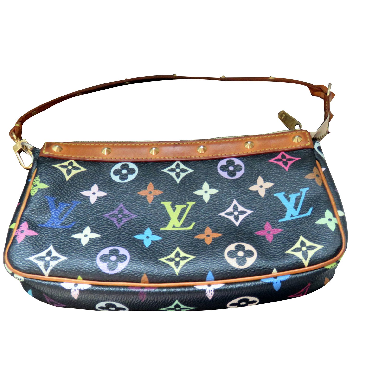 Louis Vuitton Handbags Black Leather ref.61399 - Joli Closet