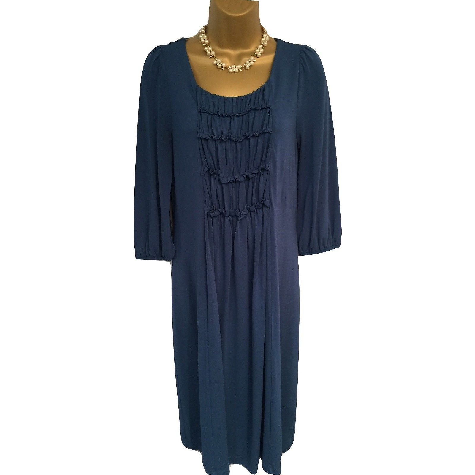 Fenn Wright Mason Robes Elasthane Acetate Bleu ref.61722 - Joli Closet