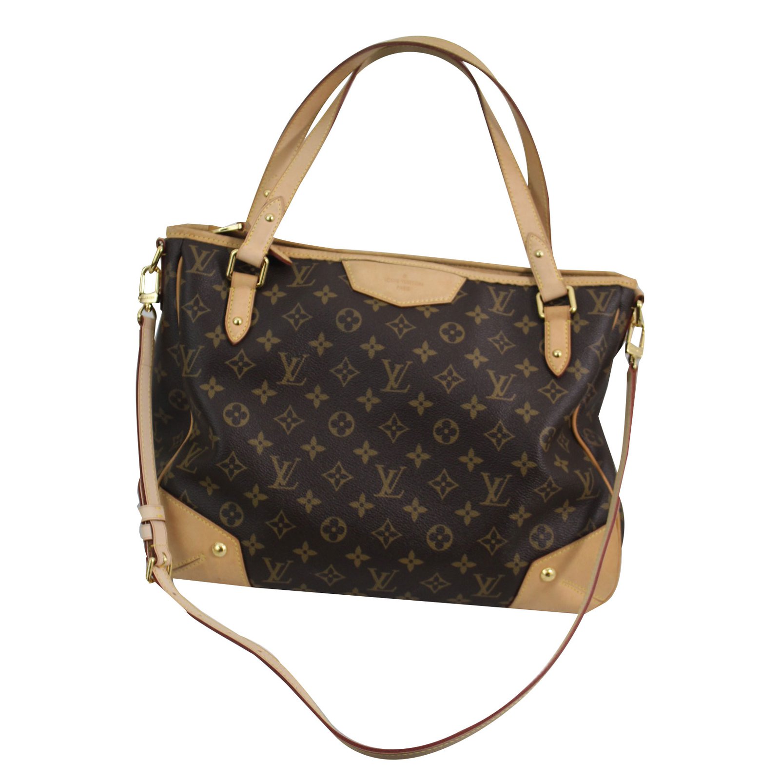 Louis Vuitton Estrela Handbags Leather Brown ref.62100 - Joli Closet