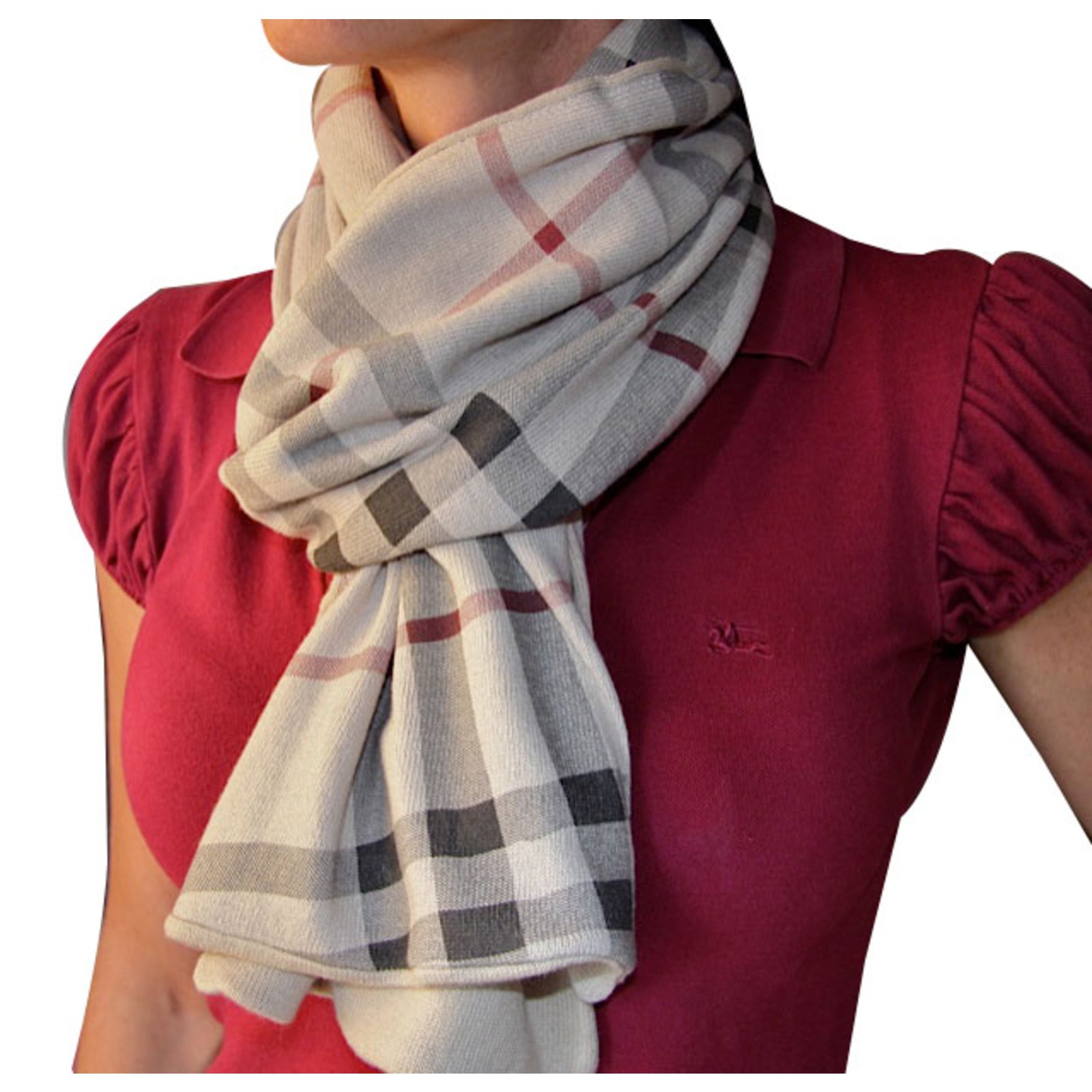 burberry cotton scarf