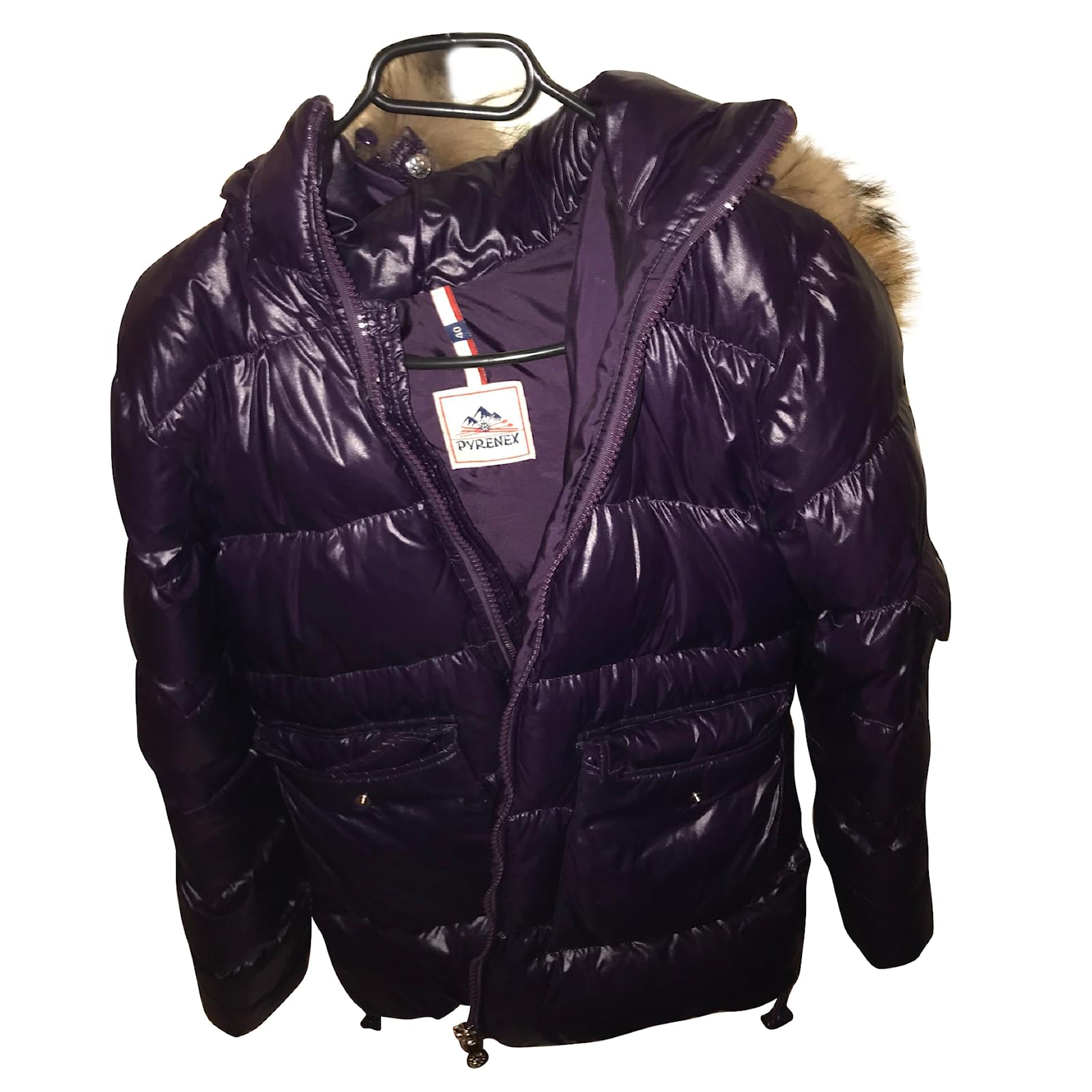 Pyrenex Coats, Outerwear Purple Joli Closet