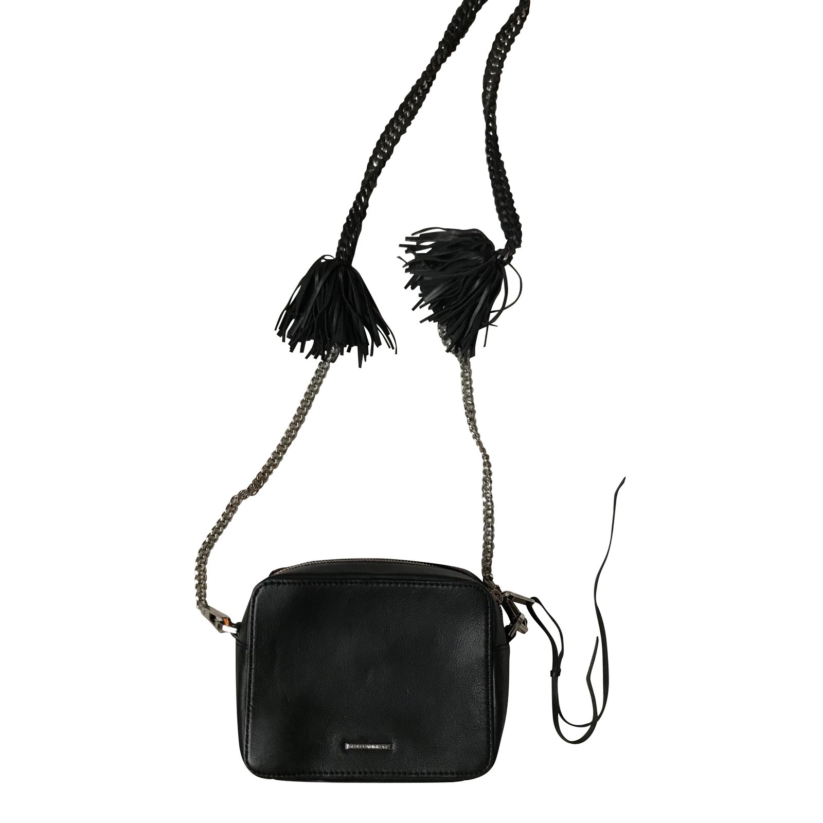 rebecca minkoff black leather crossbody