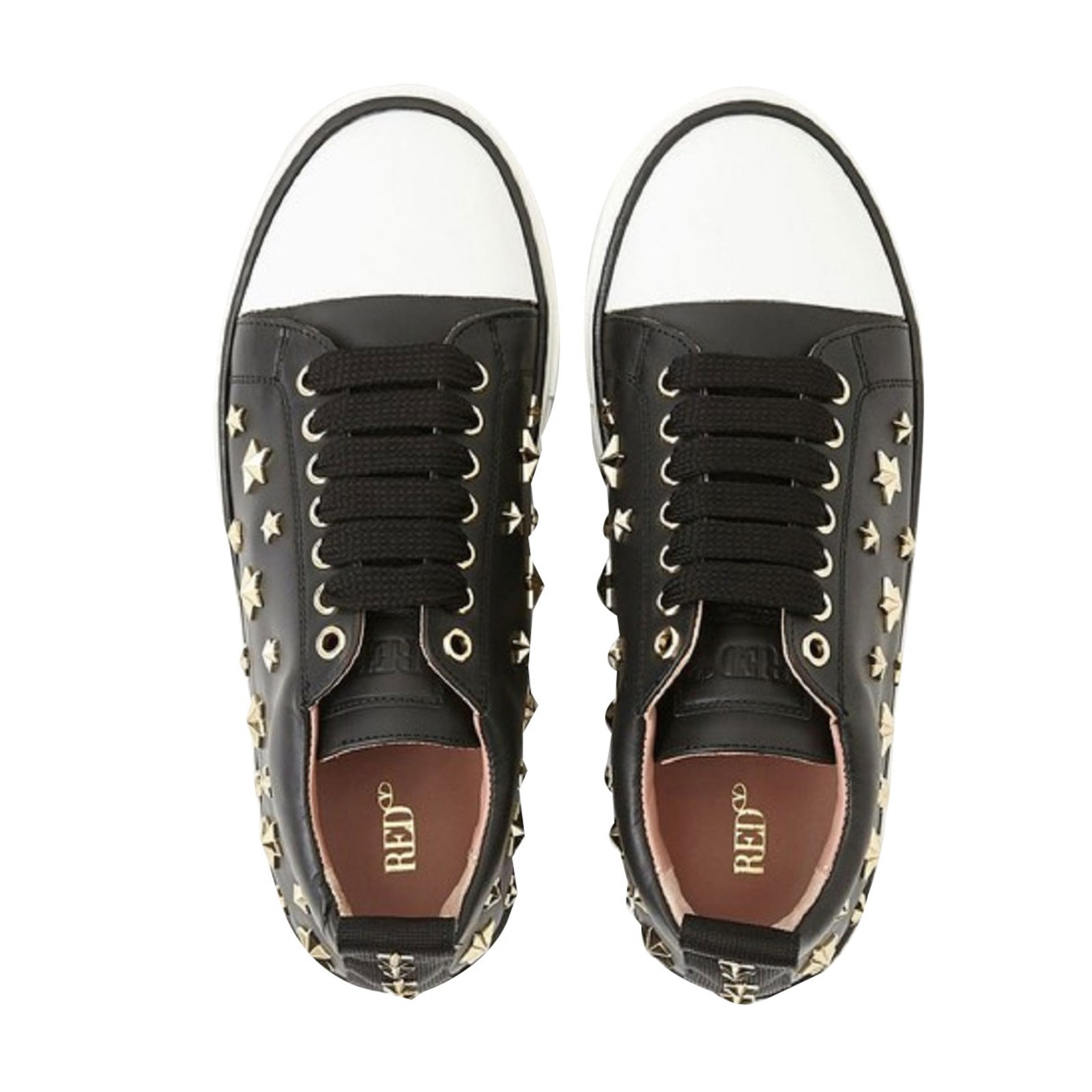 Sneakers Black Leather ref.63434 - Joli Closet