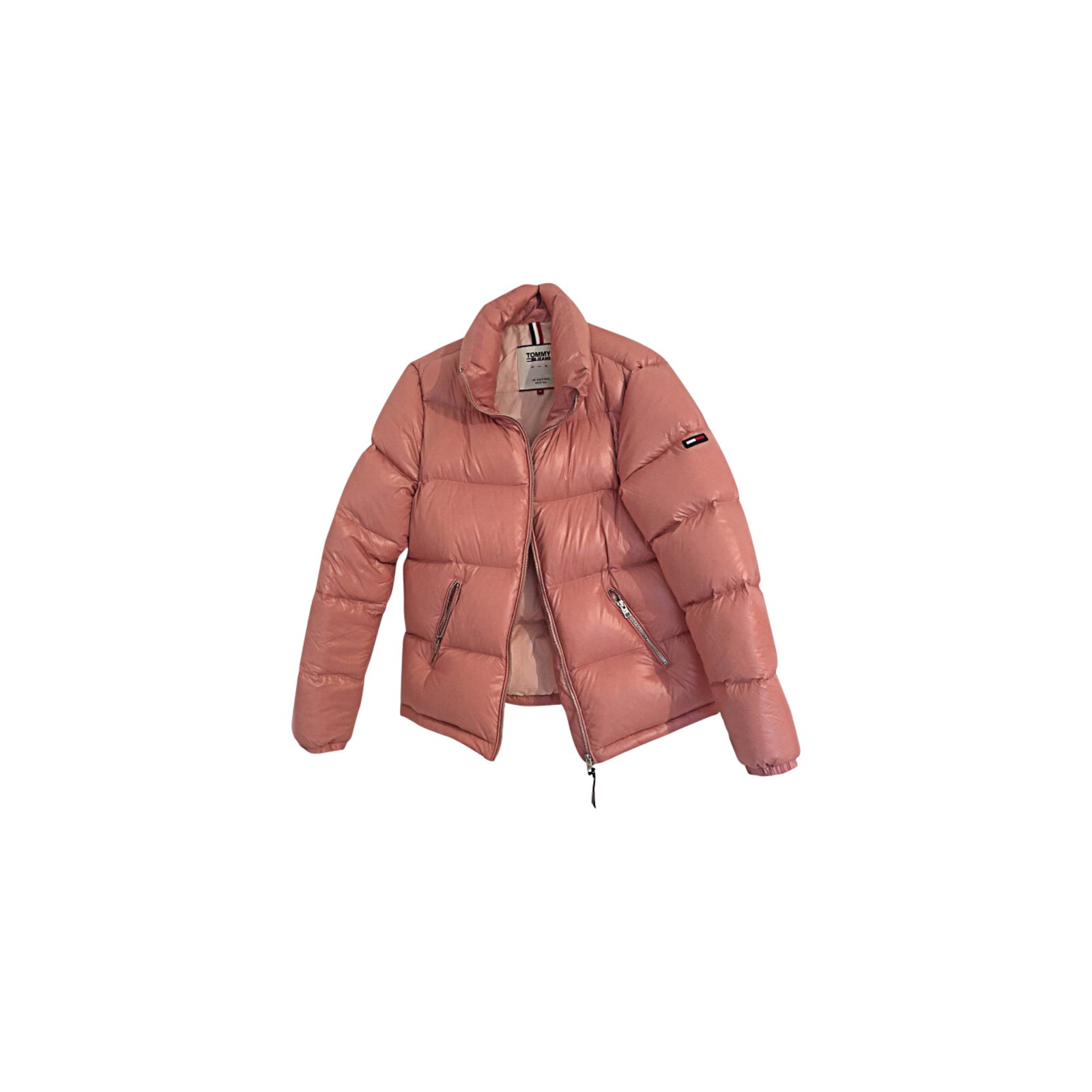 pink tommy hilfiger coat