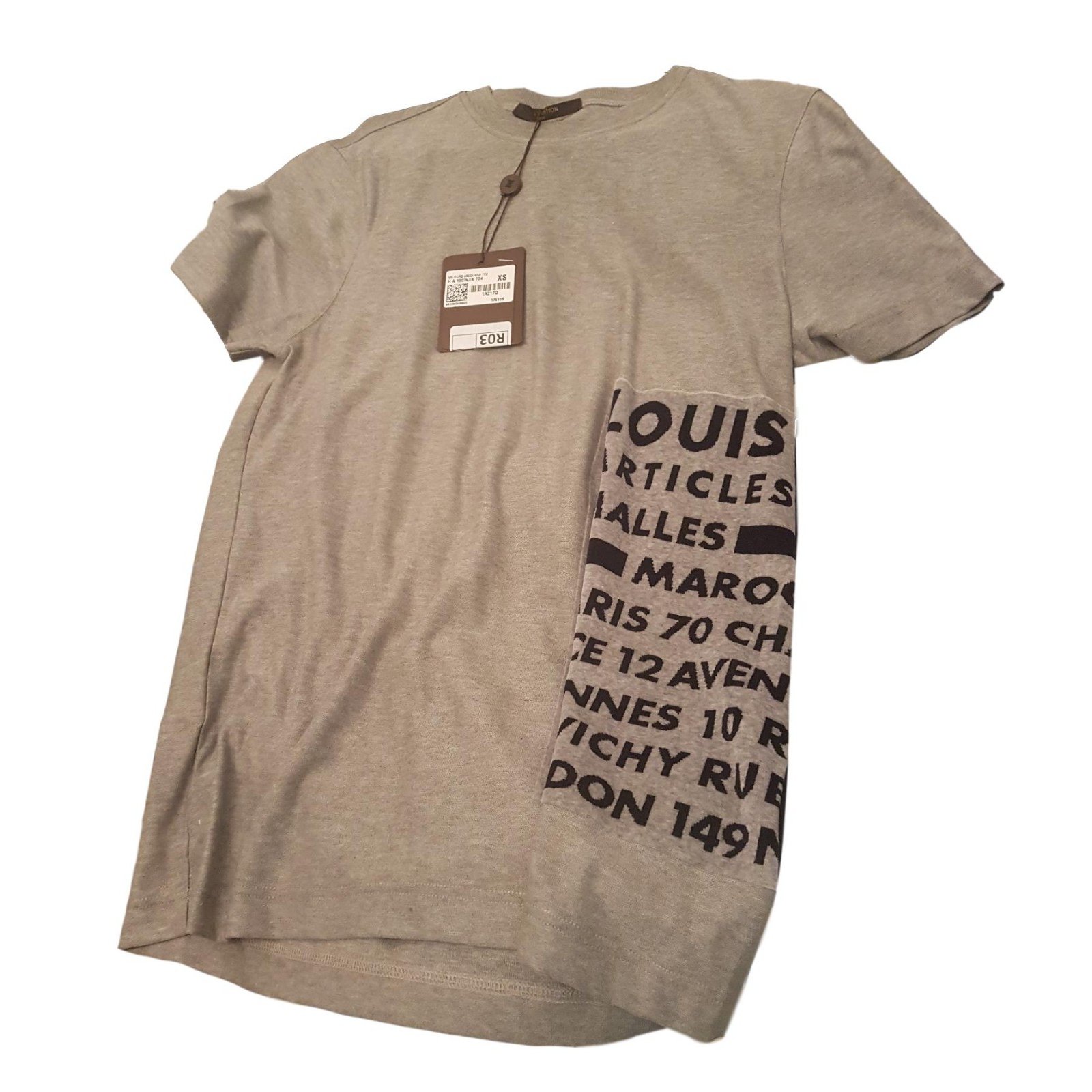 Louis Vuitton Tee shirts Gris ref.64538 - Joli Closet