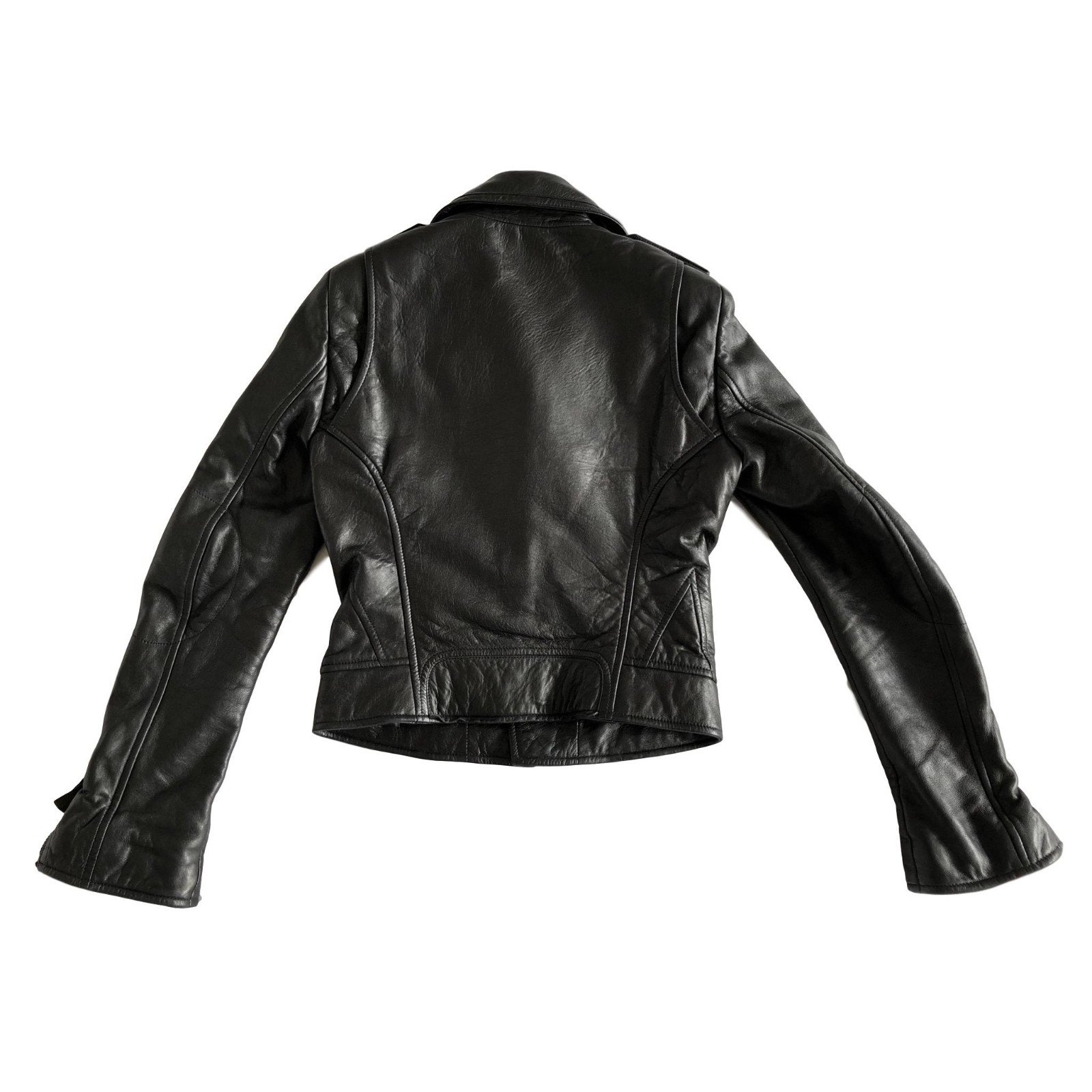 balenciaga classic biker jacket