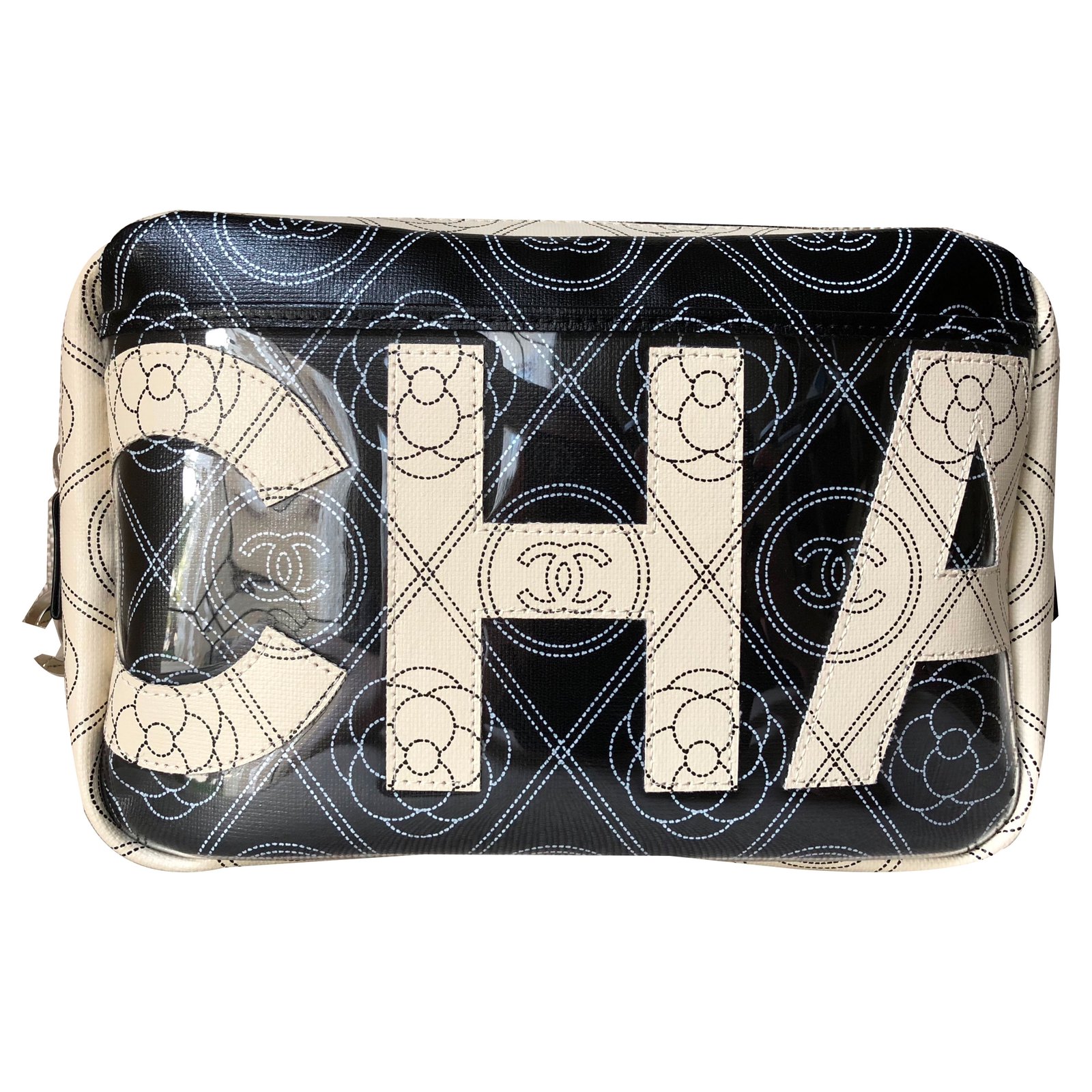 Chanel Runway Large Black Beige Camera Case With Strap Chanel Runway Large Black Beige Camera Case With Strap Handbags Other Multiple Colors Ref