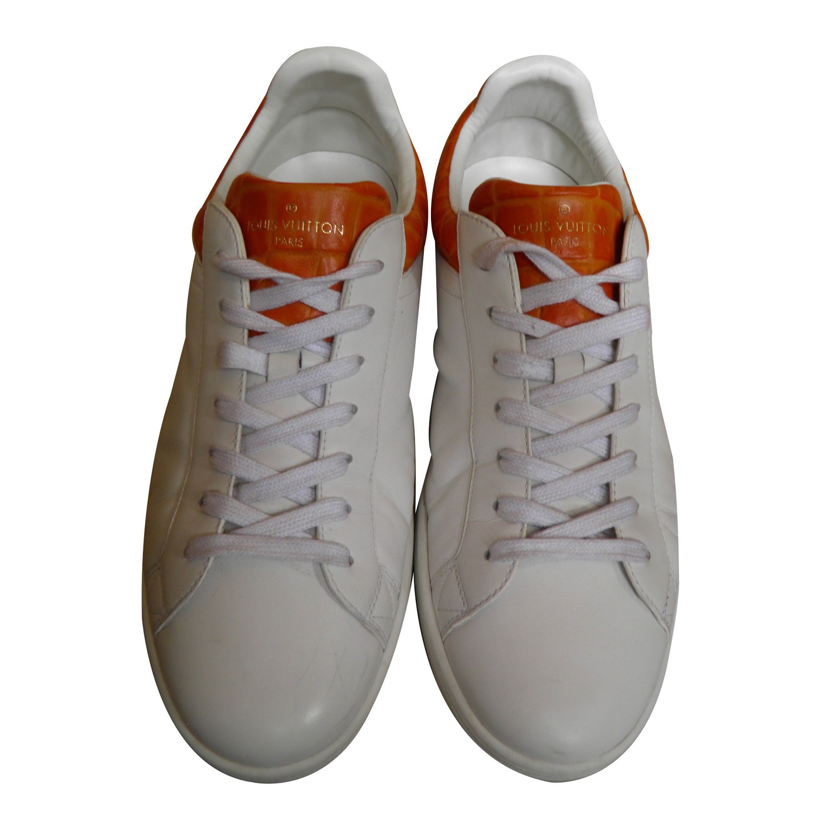Louis Vuitton Sneakers White Leather ref.65884 - Joli Closet
