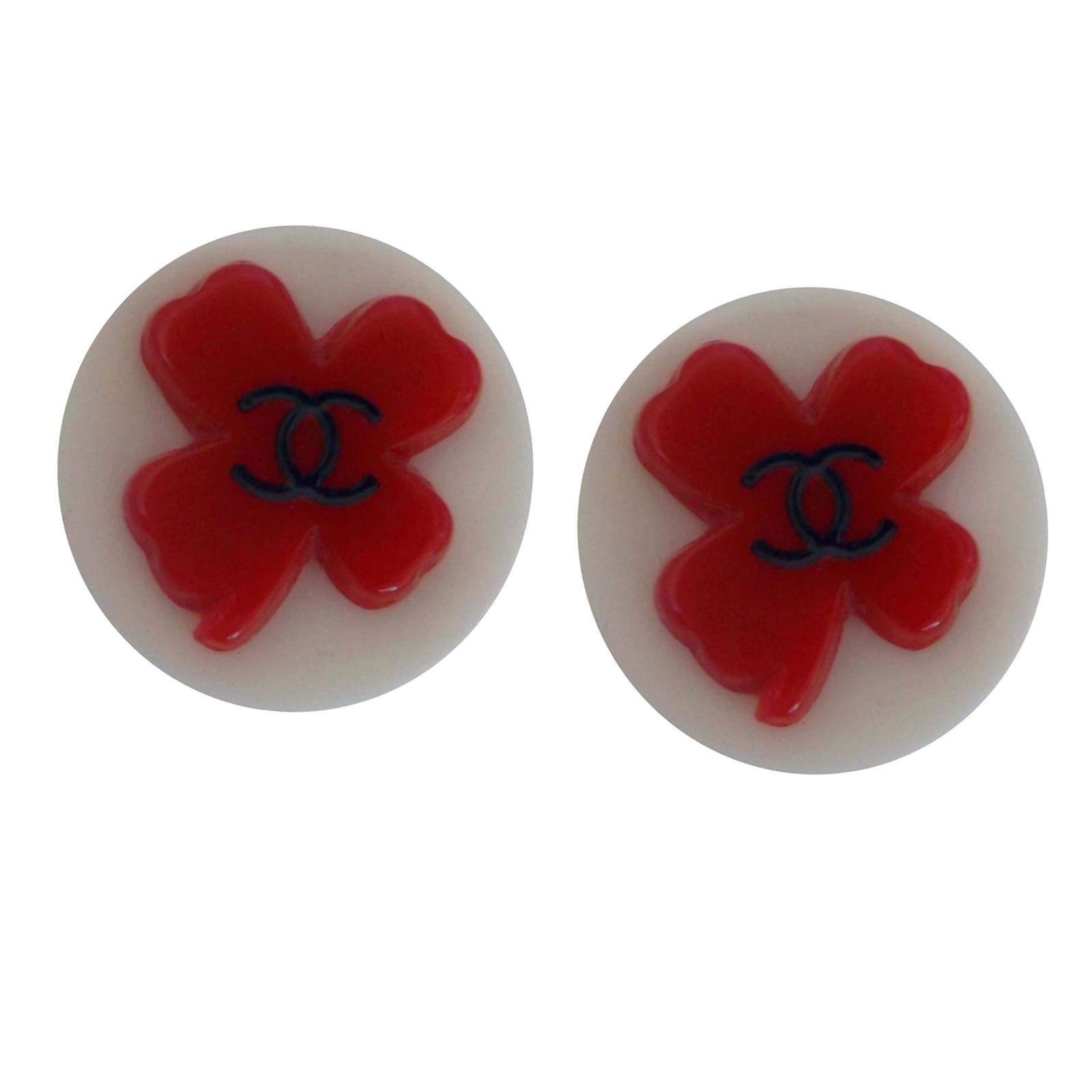 Chanel Earrings Multiple colors Resin ref.66138 Joli Closet