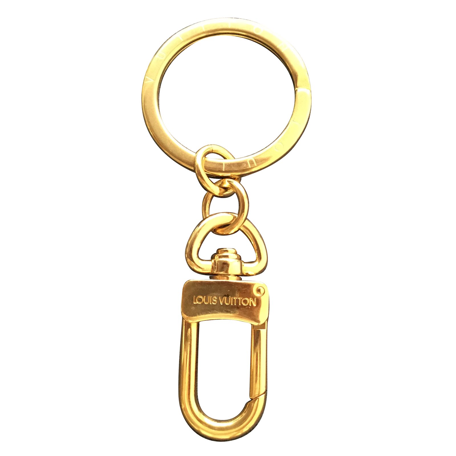 LOUIS VUITTON Porte Cles Vivienne Charm Key Ring M68458 LV Auth 19665  Golden Metal ref.334732 - Joli Closet