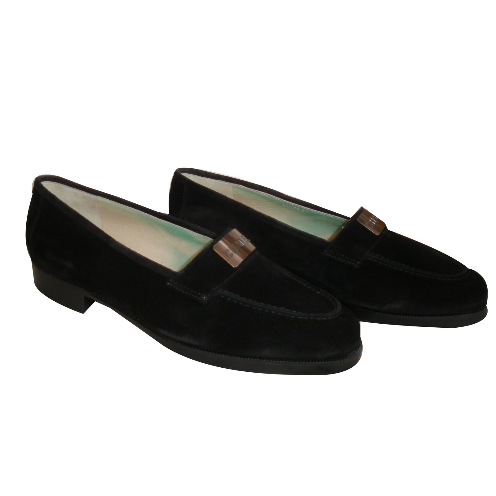 CHANEL BLACK LEATHER LOAFERS OXFORD SHOES – Miami Lux Boutique