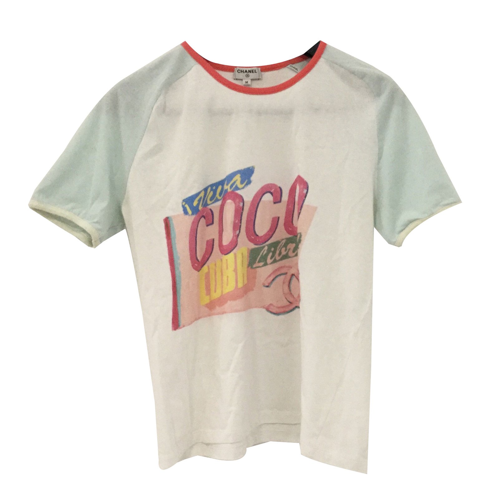 Chanel 2017 Viva Coco Cuba T-Shirt w/ Tags - White Tops, Clothing