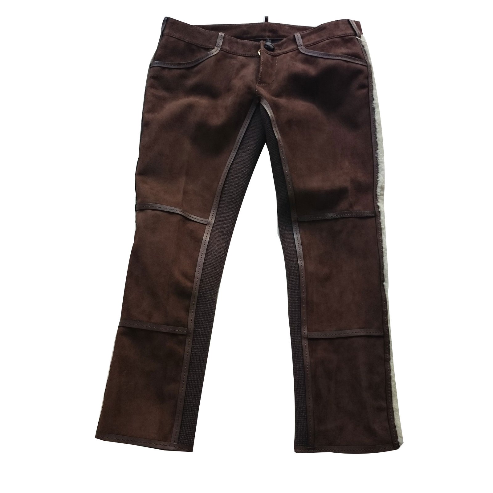 dsquared leather pants