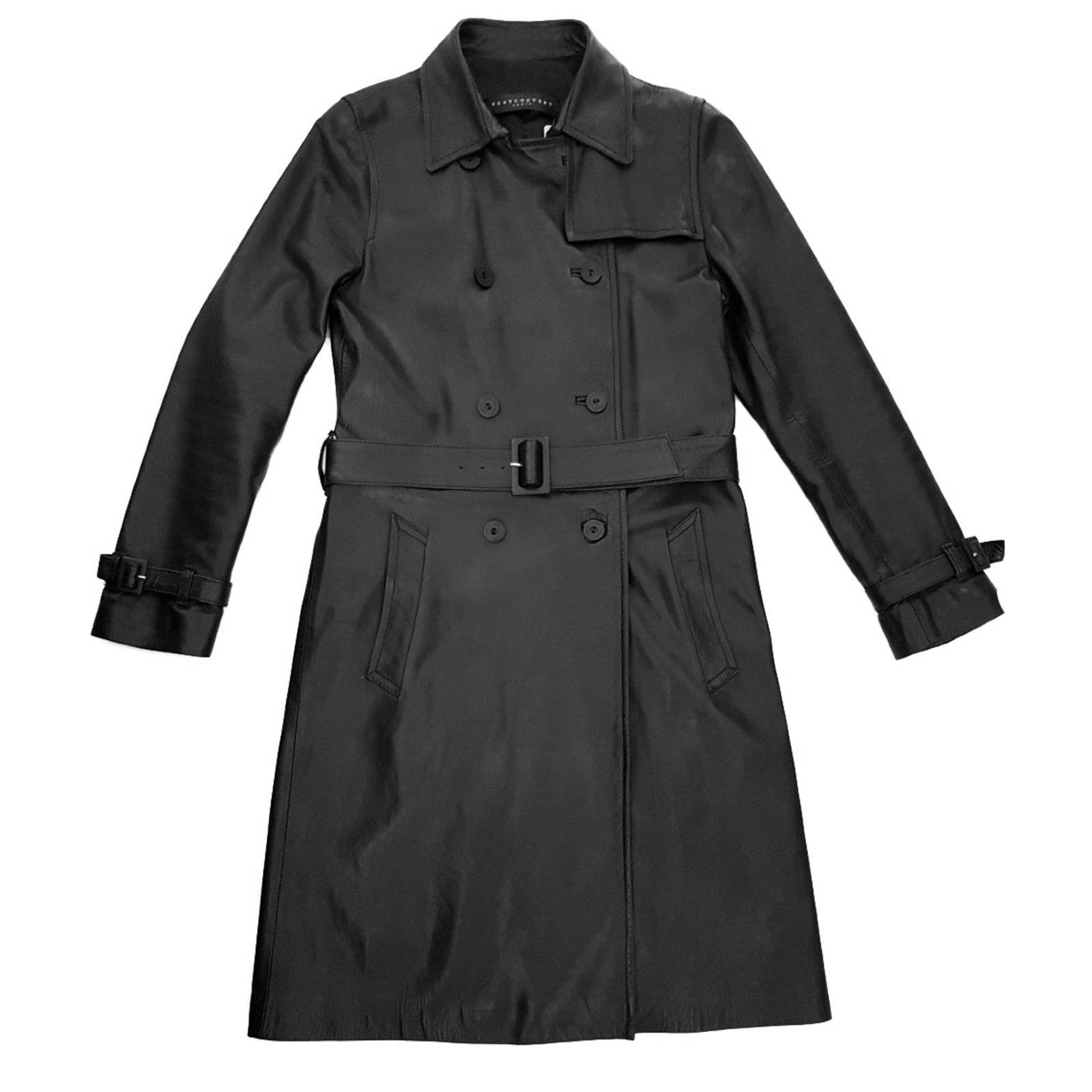 Ventcouvert Trench coats Black Leather ref.67578 - Joli Closet