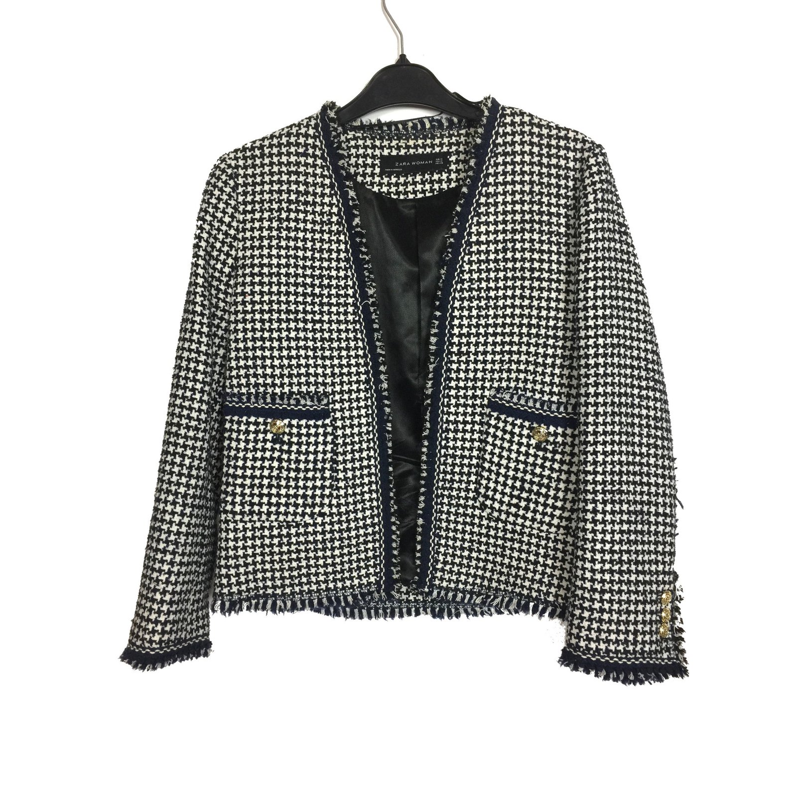 Zara Tweed jacket Jackets Cotton 