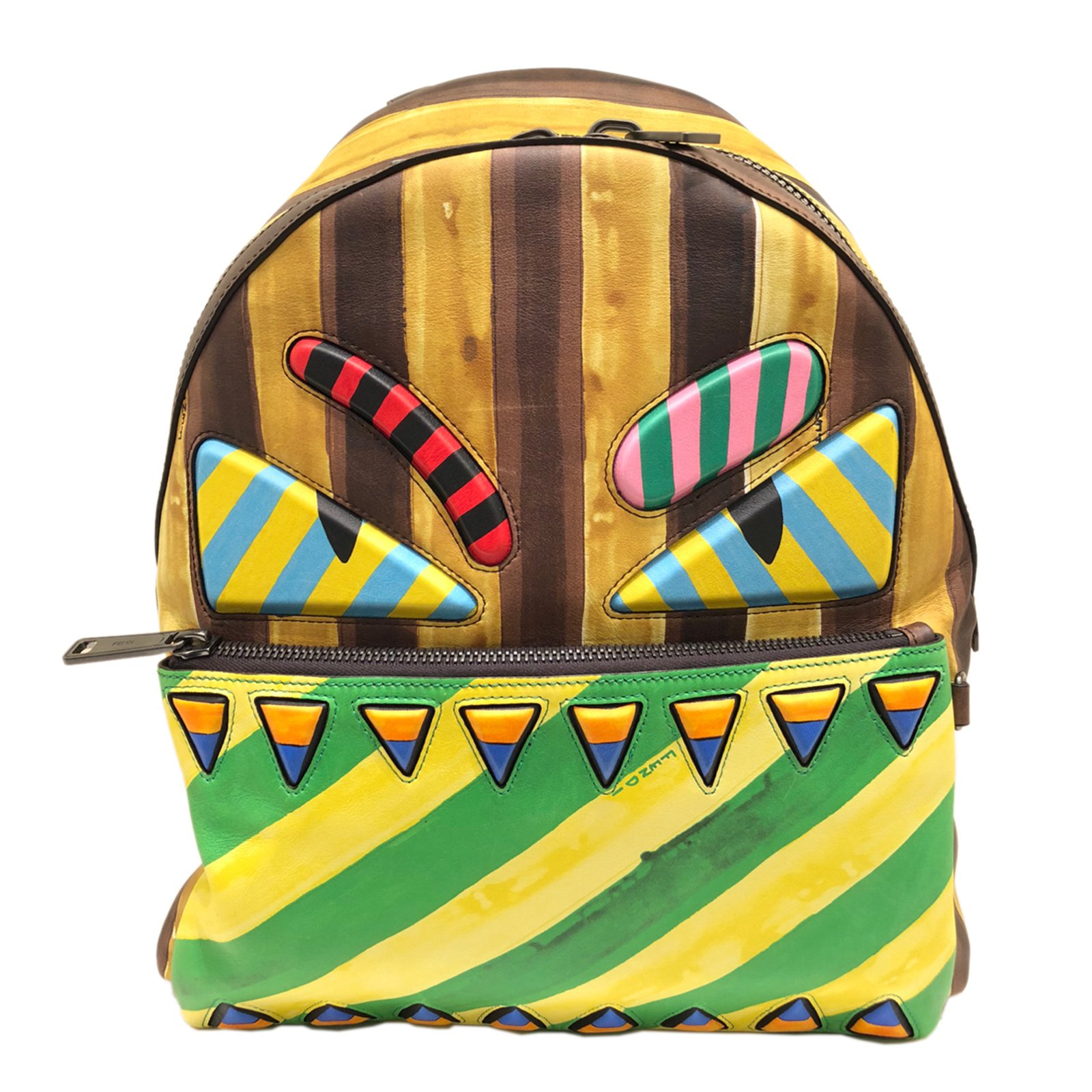 fendi face backpack