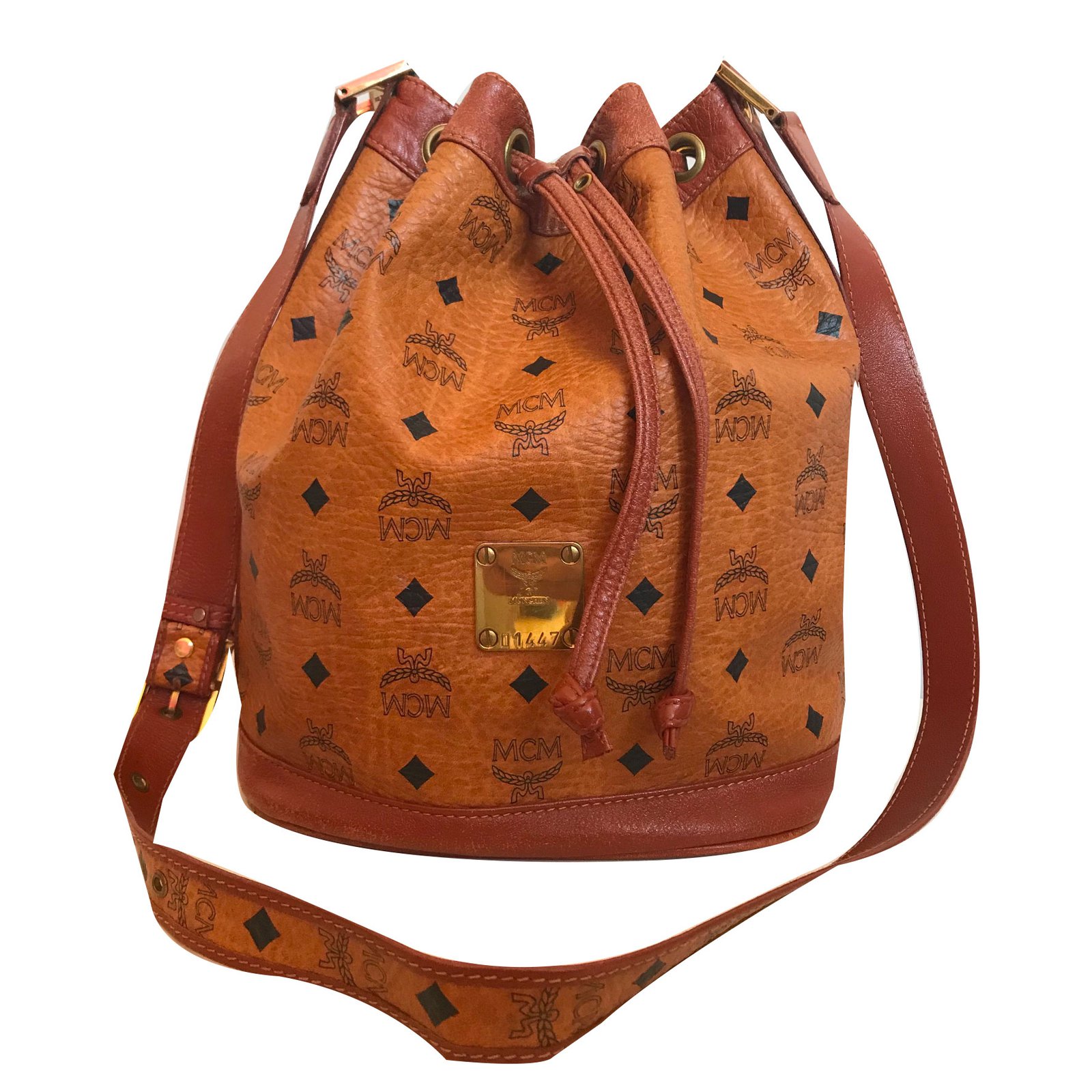 mcm visetos drawstring