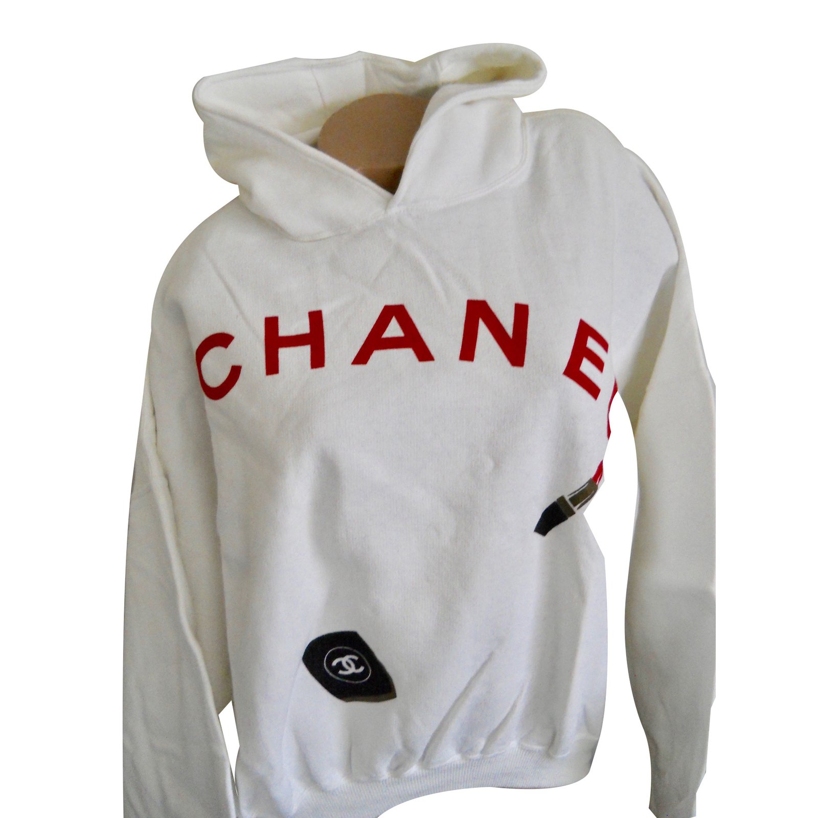 Chanel White Unisex Hoodie For Men Women Luxury Brand Clothing
