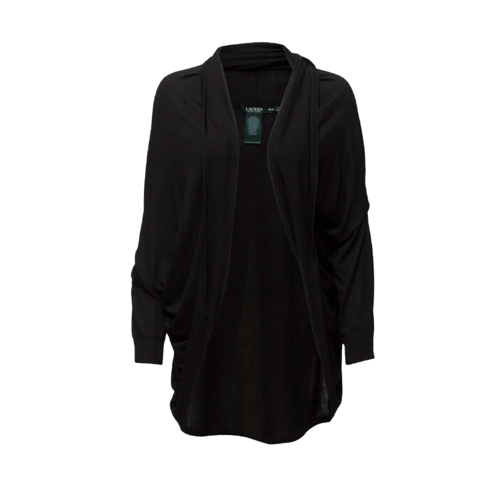 Ralph Lauren cardigan Black Silk Polyester Modal ref.68307 - Joli Closet