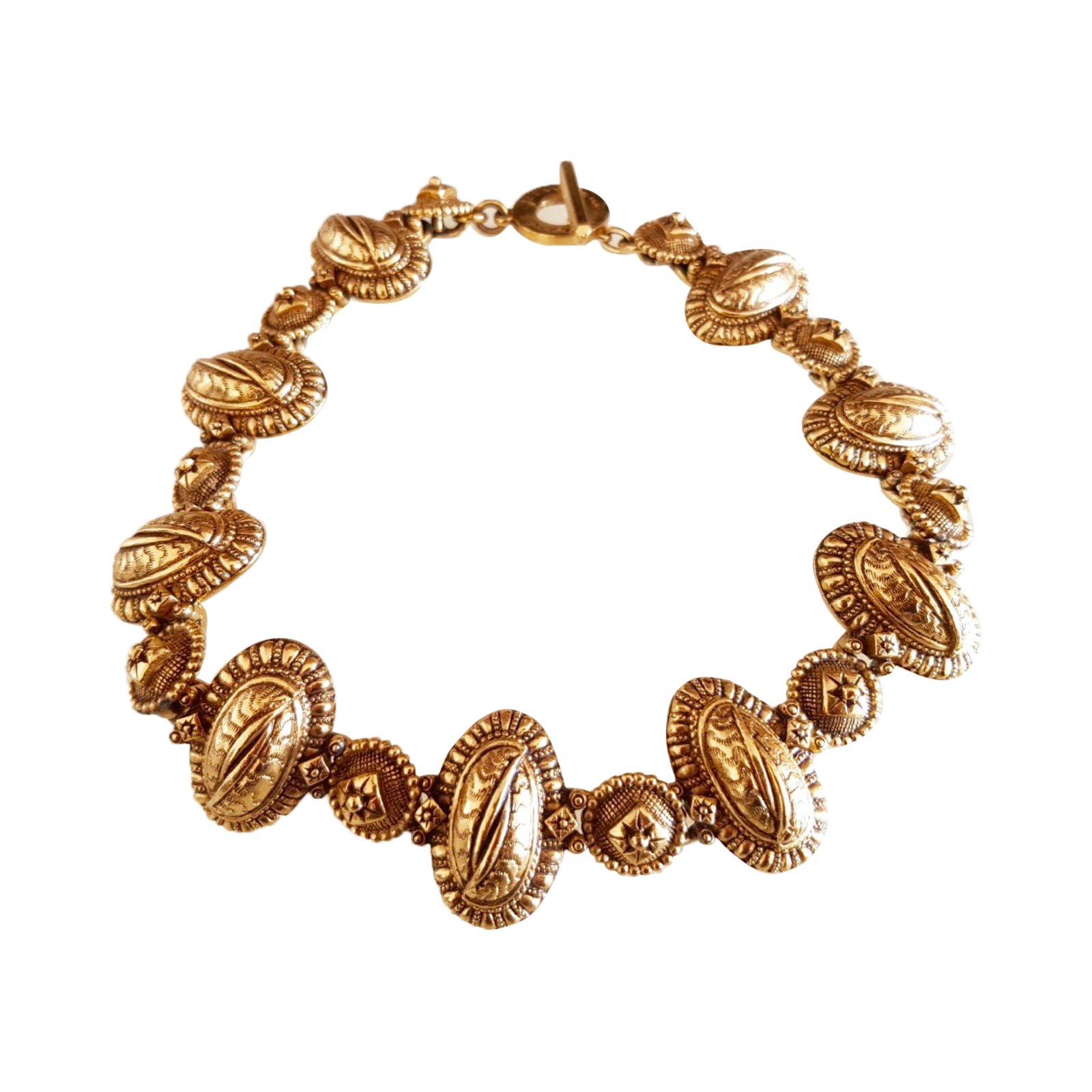 Necklace Jean-Louis Scherrer Multicolour in Gold plated - 22183268