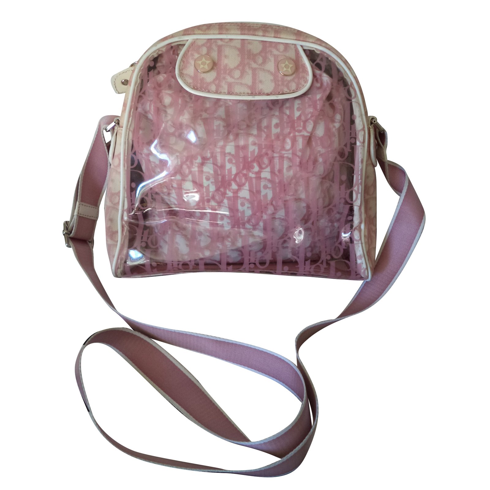 Christian Dior Light Pink Monogram Canvas Mini Shoulder Bag The  Lot  58049  Heritage Auctions