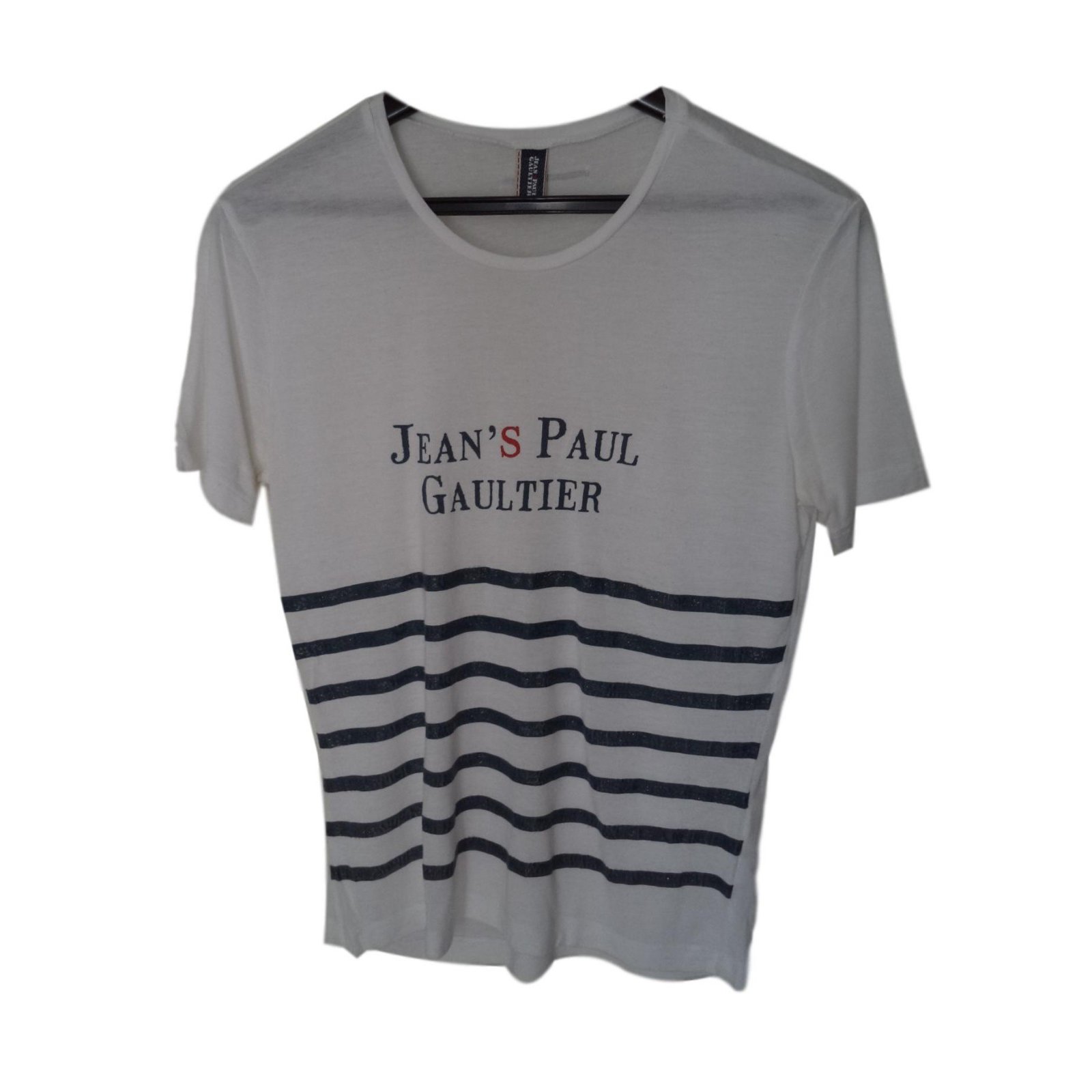 Tops Jean Paul Gaultier TEE SHIRT MANCHES COURTES Viscose Blanc ref