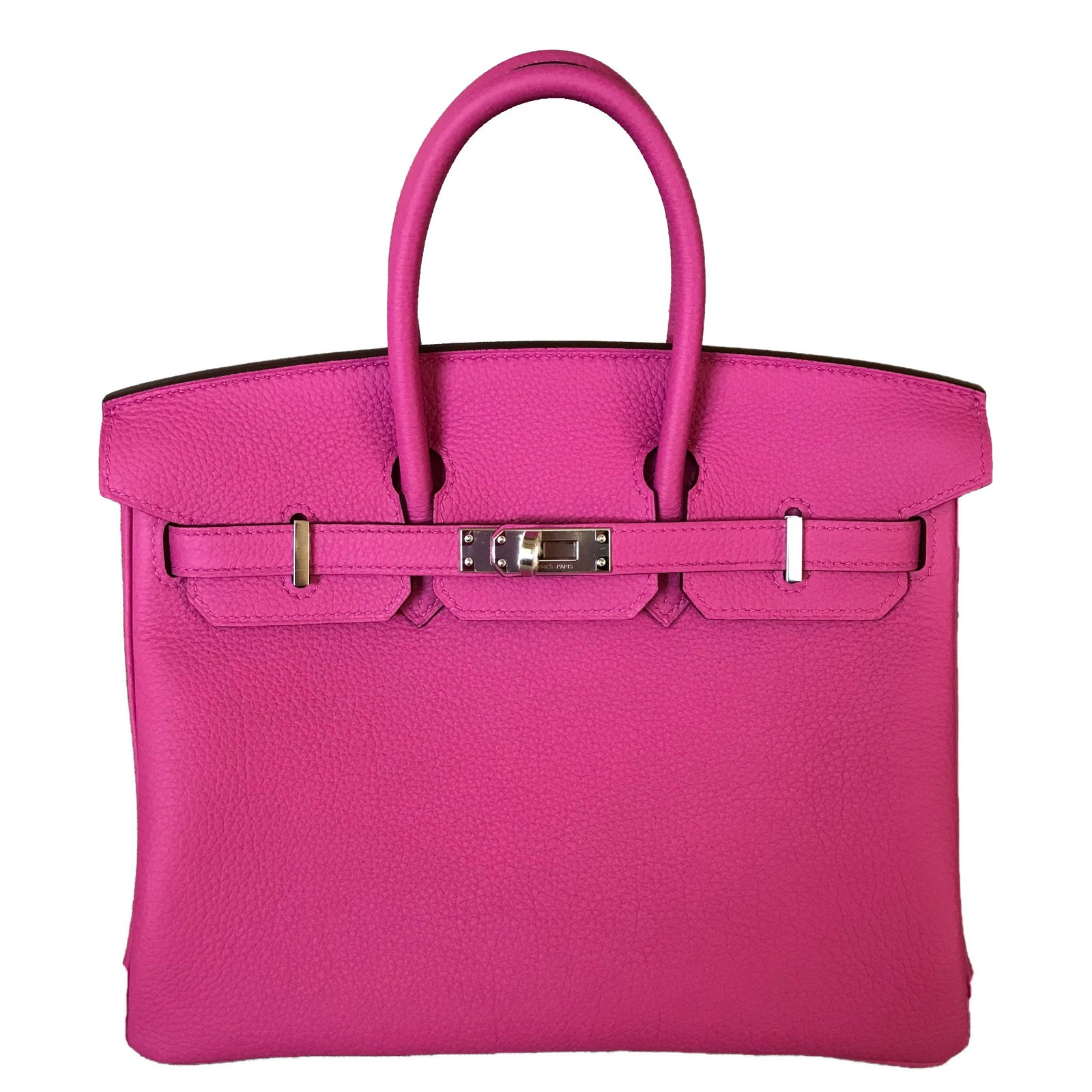Hermès Hermes Birkin 25CM Magnolia Togo Leather with Palladium Hardware Handbags Leather Pink ...
