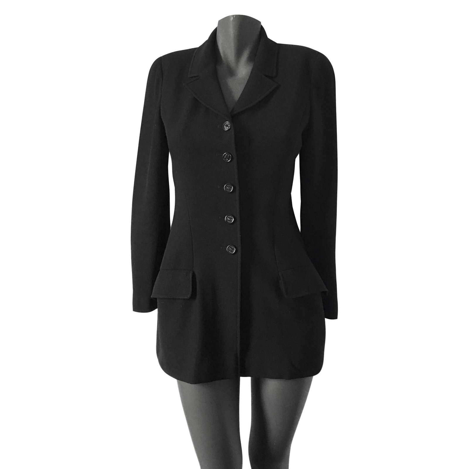 Chanel Jacket Black Wool ref.69147 - Joli Closet