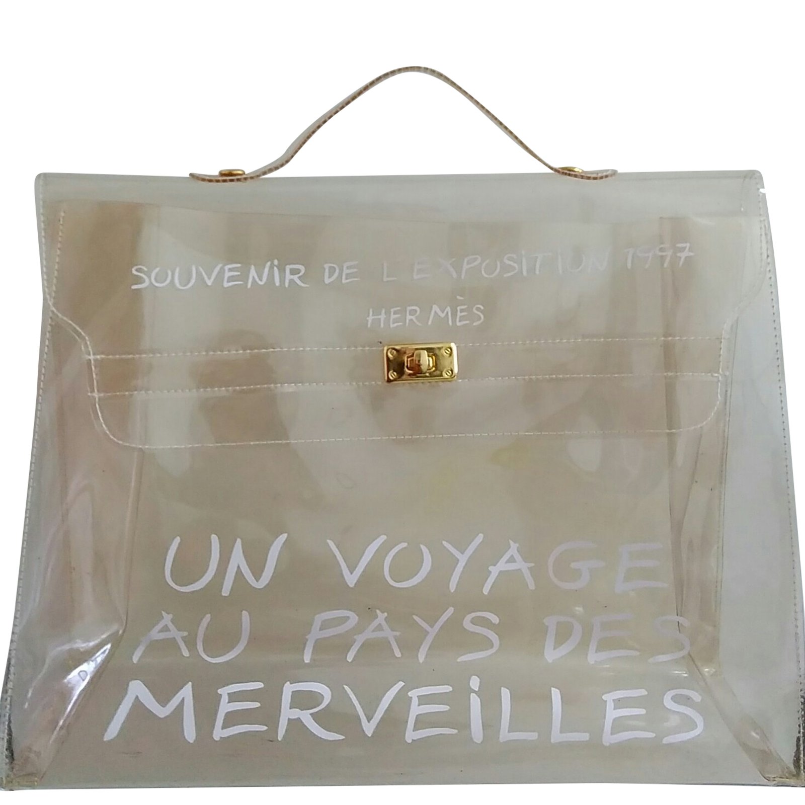 Hermès Kelly 40 límited vinyl bag 