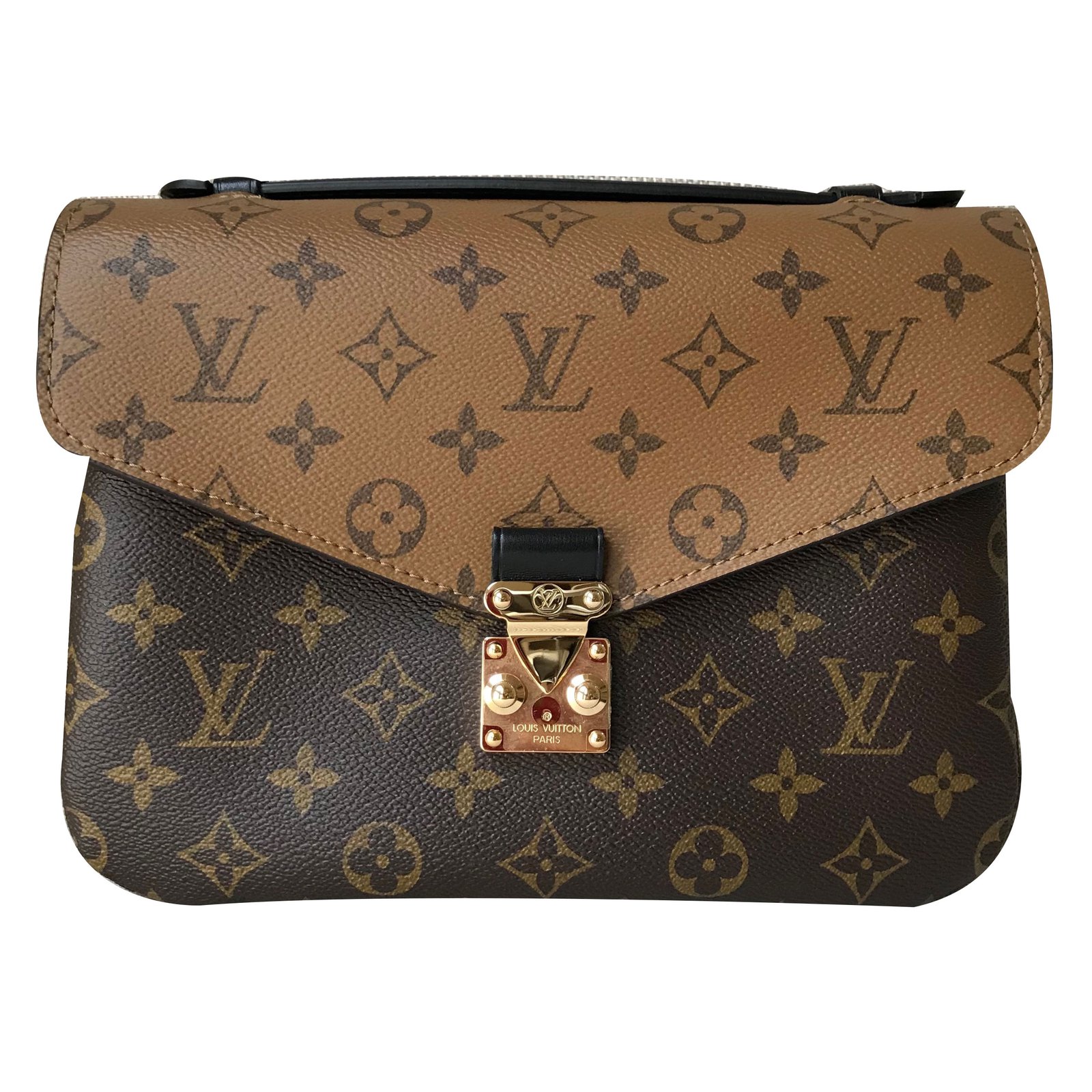 Louis+Vuitton+I+Love+Monogram+Sac+Rabat+Shoulder+Bag+Brown+Leather
