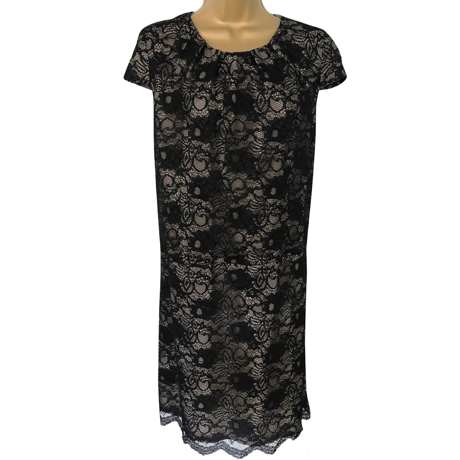 Gerard Darel Dress Black Lace Joli Closet