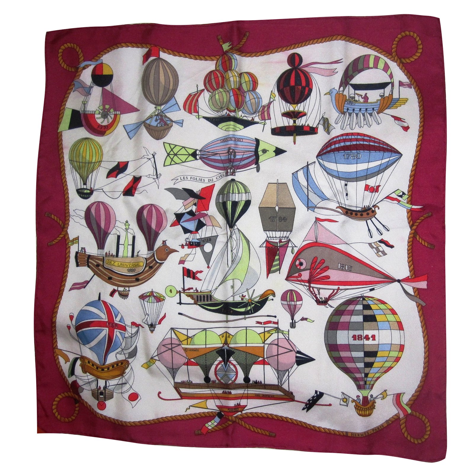 hermes les folies du ciel scarf