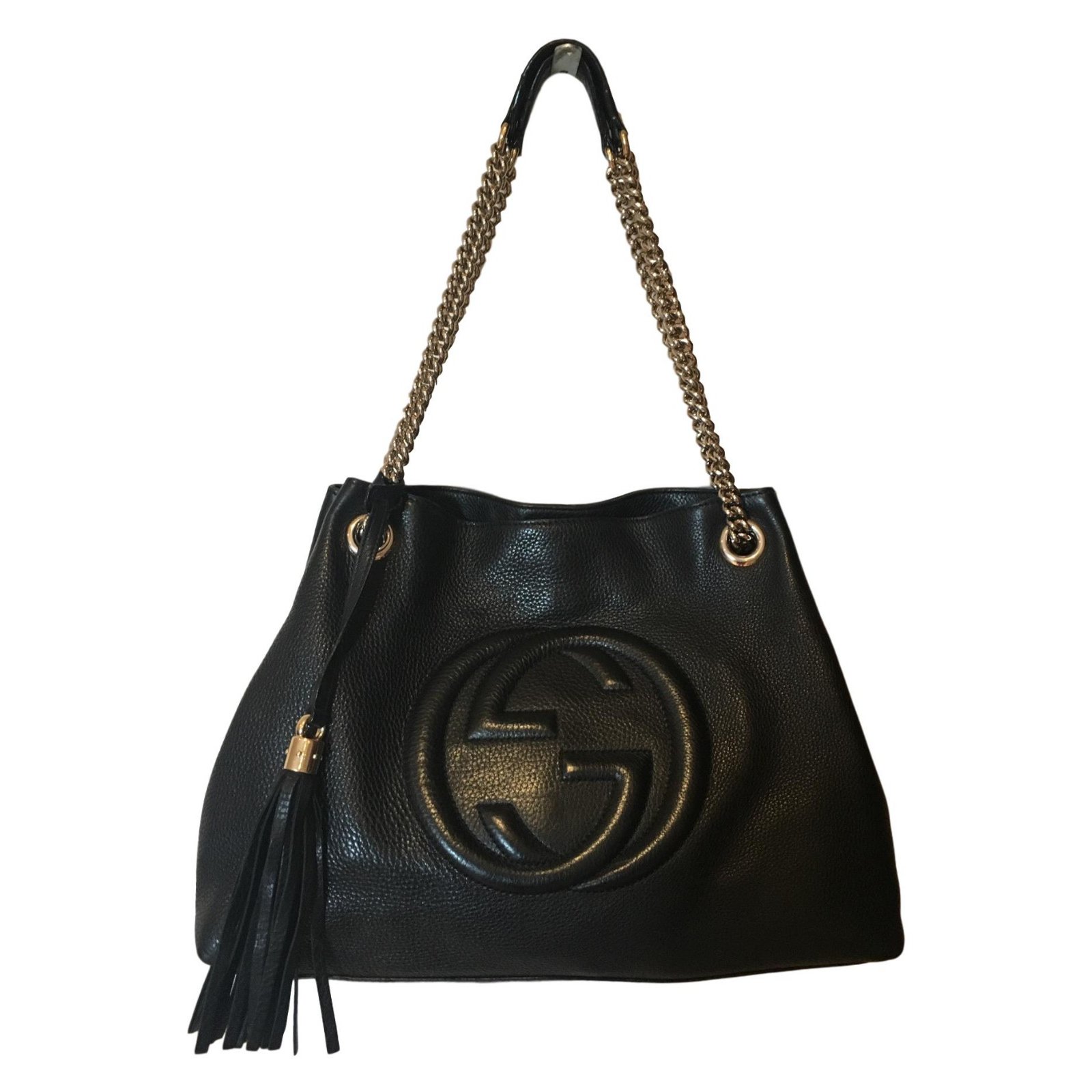 Gucci Soho Bag Handbags Leather Black ref.70962 - Joli Closet